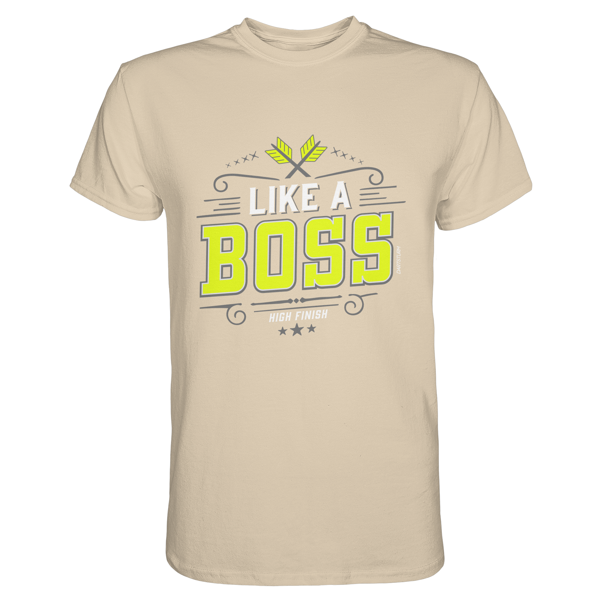 DartSturm - Like a Boss Yellow - Premium Shirt
