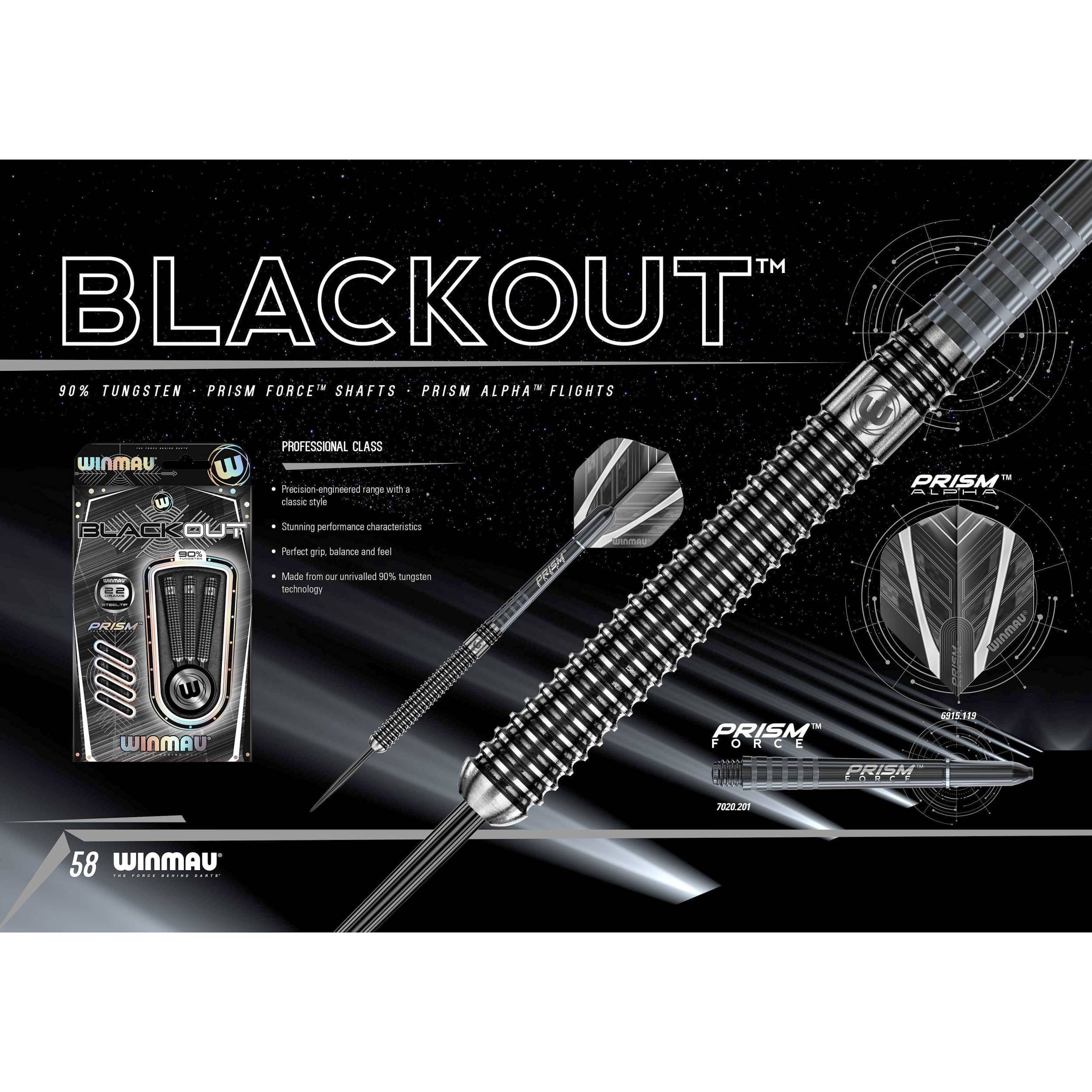 Winmau-Blackout-Steeldart-Katalog Winmau - Blackout - Steeldart