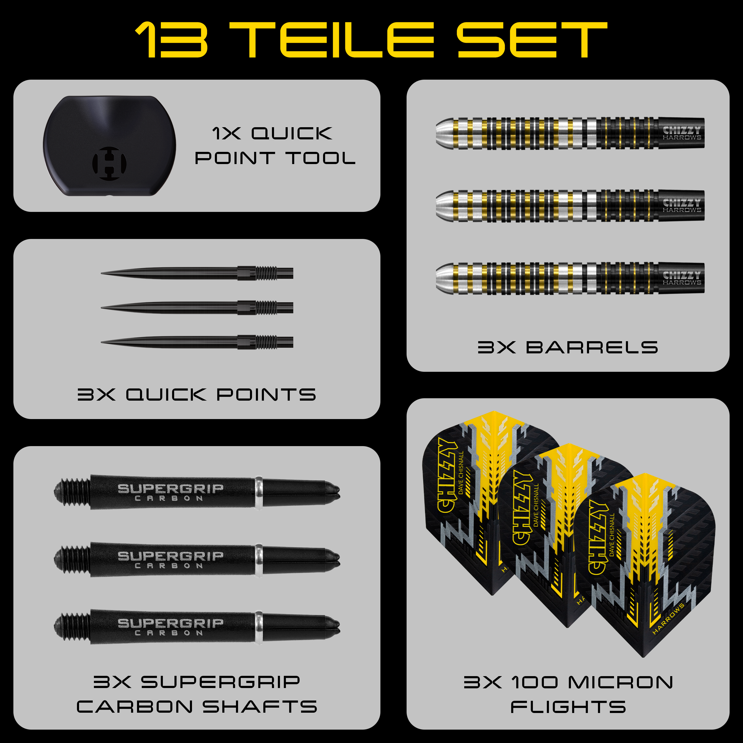 Harrows - Quick Point - Dave Chisnall - Steeldart Harrows - Quick Point - Dave Chisnall - Steeldart