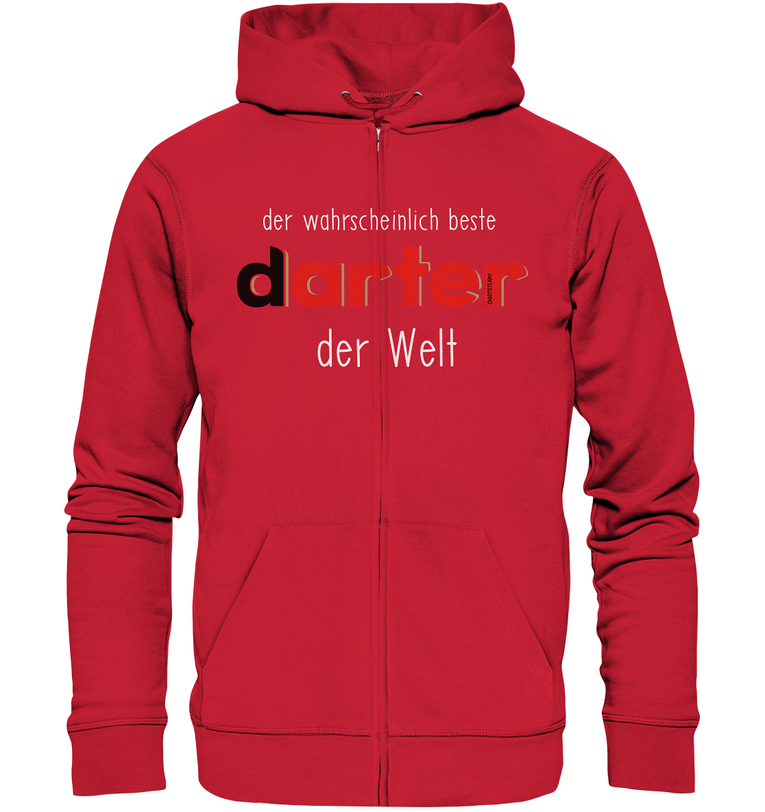 DartSturm - Der wahrscheinlich beste darter der Welt Weiß - Organic Zipper DartSturm - Der wahrscheinlich beste darter der Welt Weiß - Organic Zipper