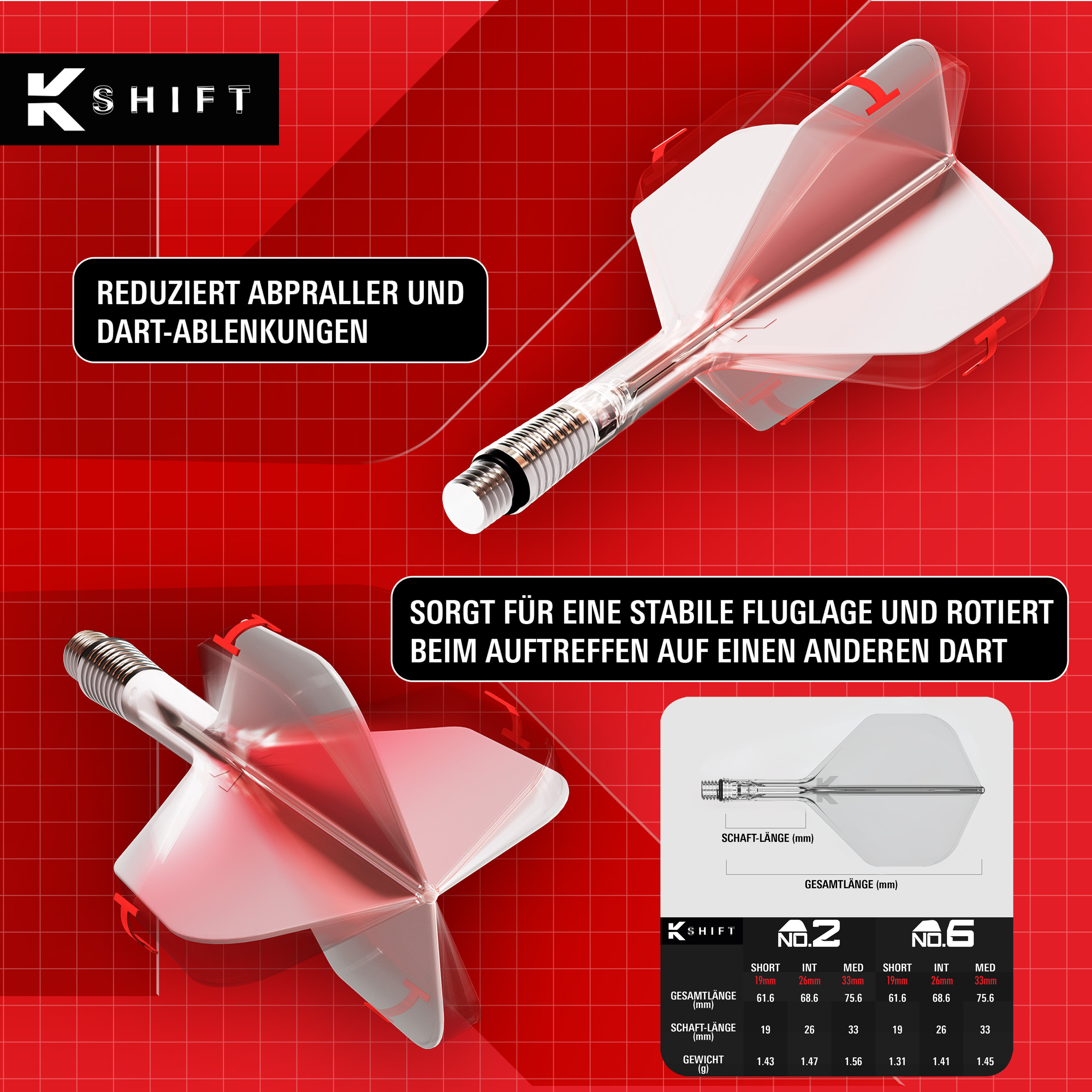 Target - K-Shift Flightsystem Transparent - No2