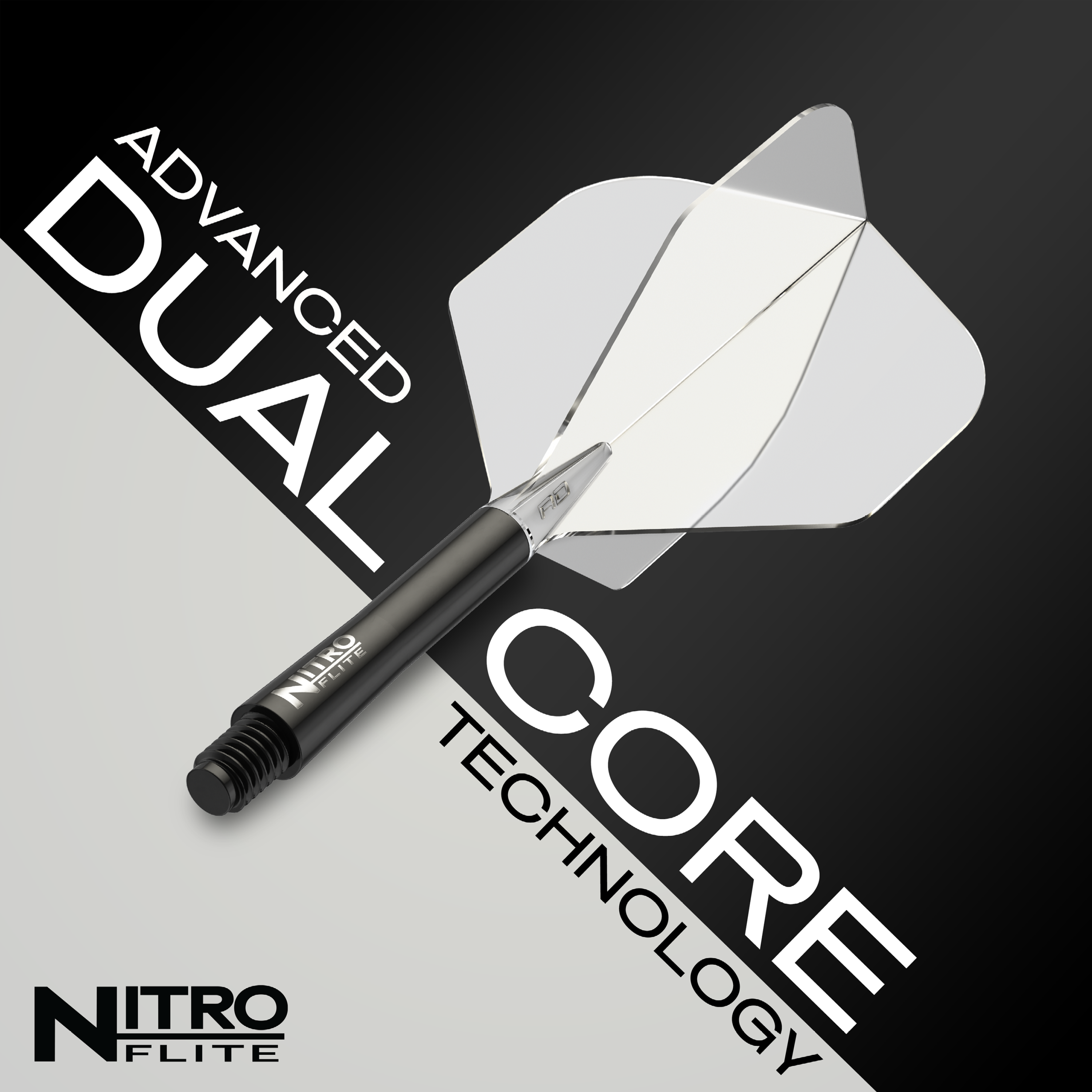 Red Dragon - Nitro Flite Flight Schwarz - Transparent