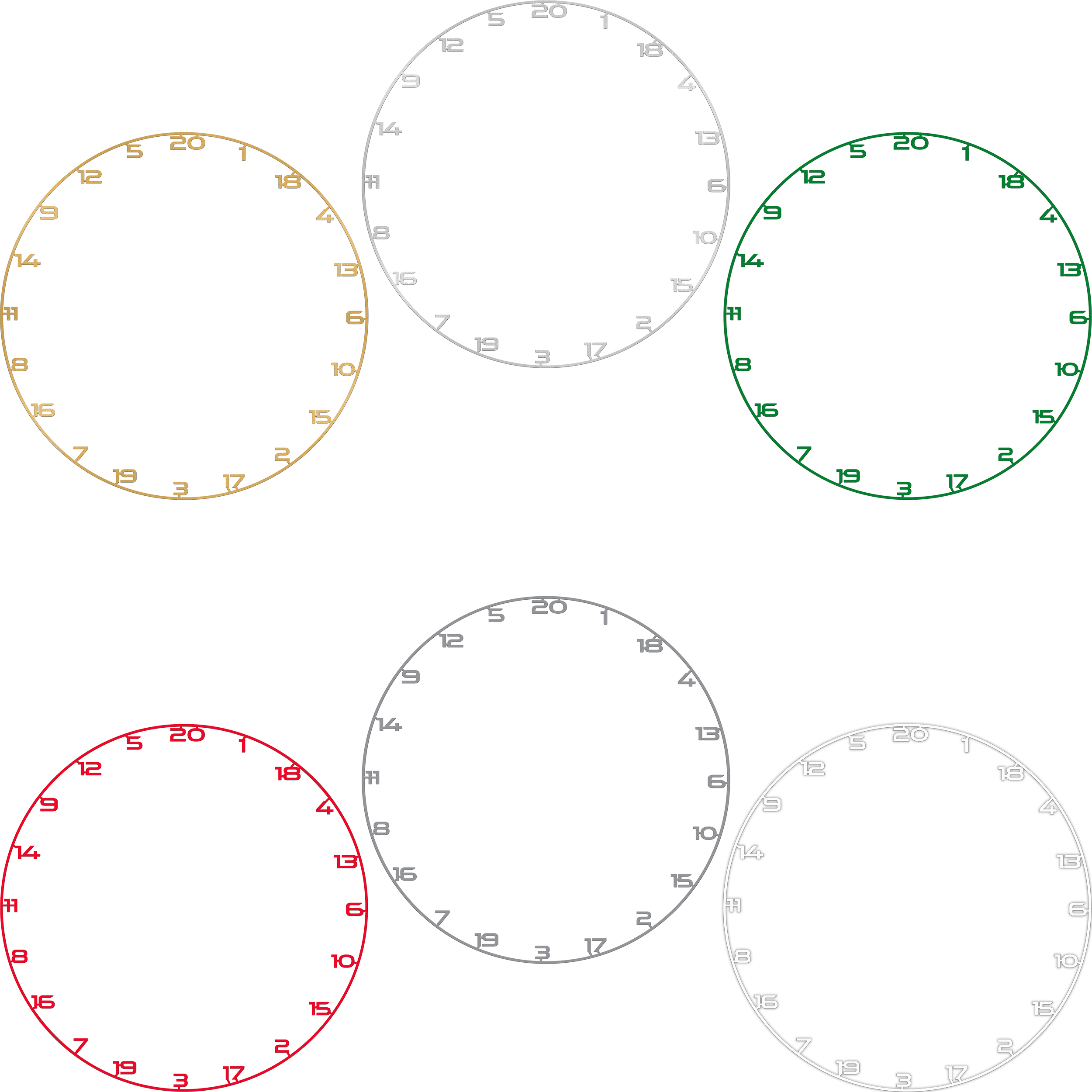 Bullet - Zahlenring Bullet - Zahlenring