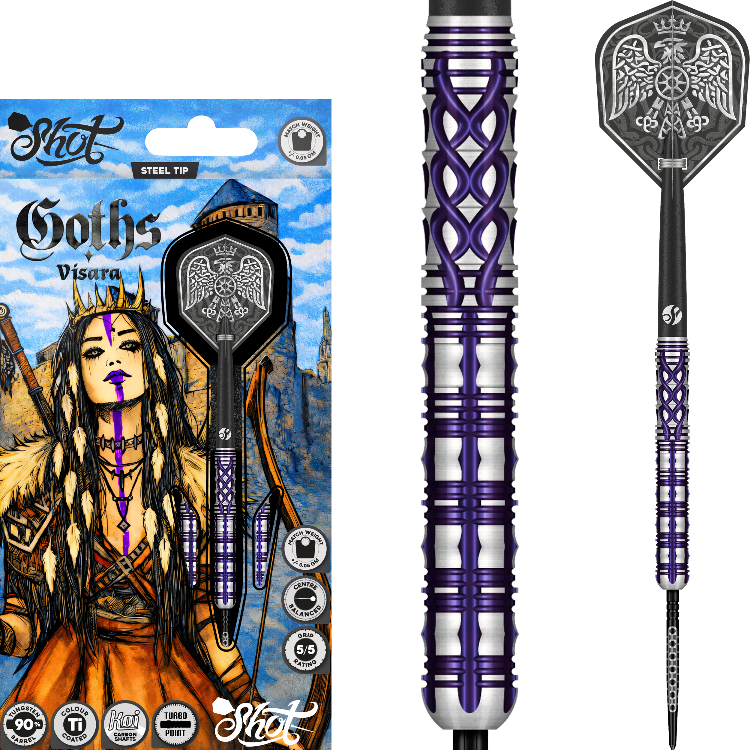 Shot - Turbo Point - Goths Visara - Steeldart Shot - Turbo Point - Goths Visara - Steeldart