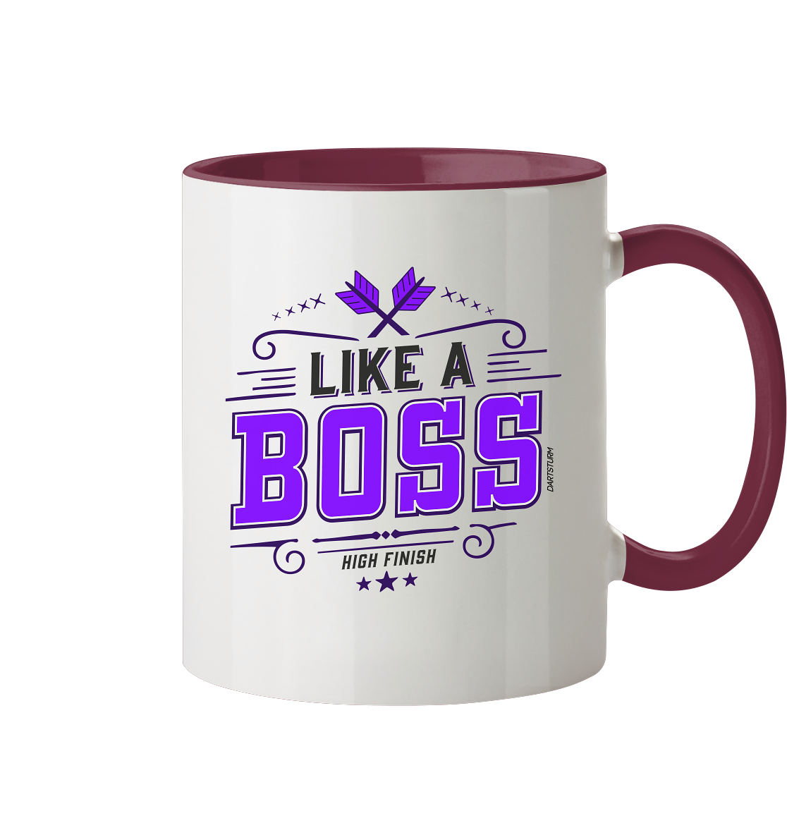 DartSturm - Like a Boss Purple - Tasse zweifarbig DartSturm - Like a Boss Purple - Tasse zweifarbig
