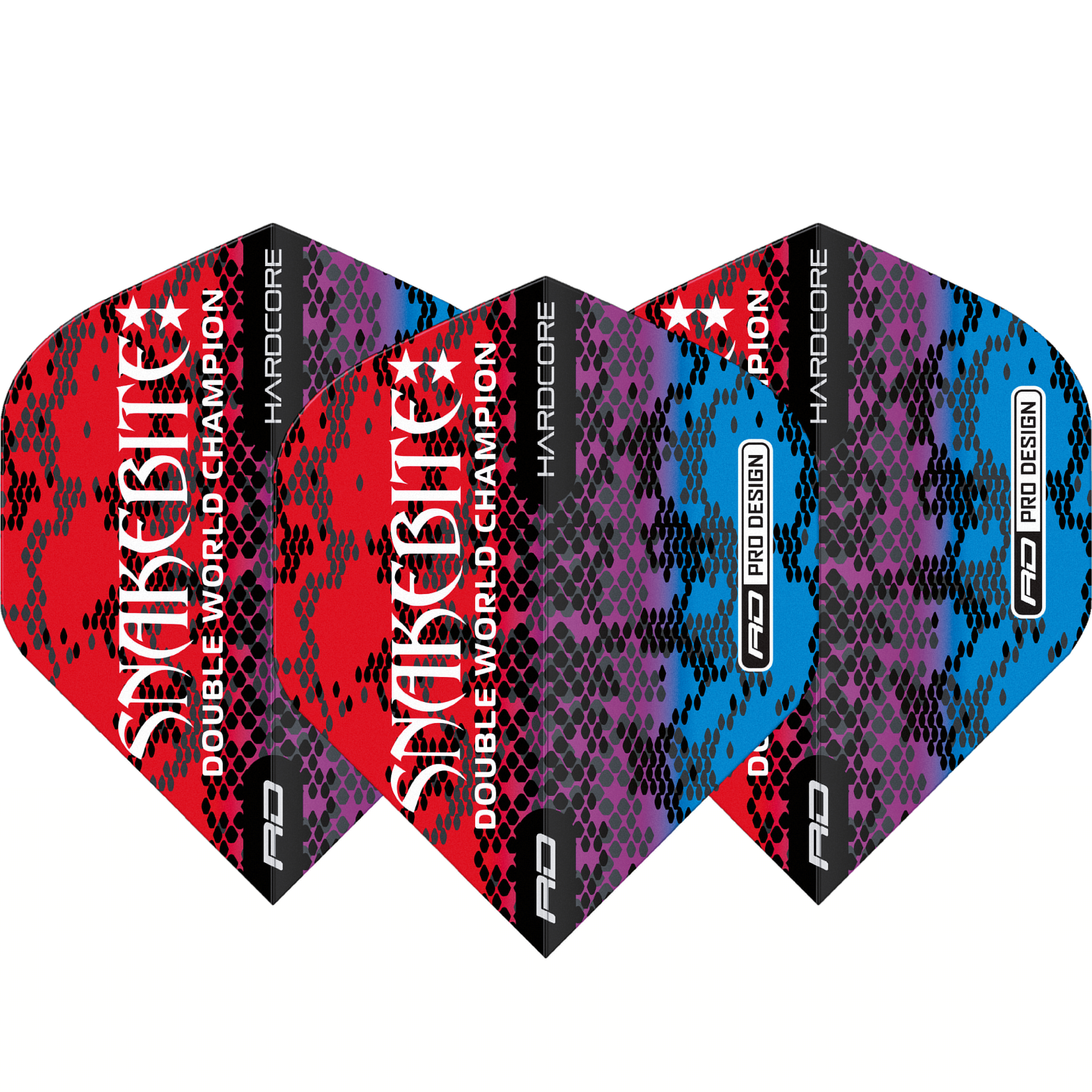 Red-Dragon-Hardcore-Peter-WrightSnakeskin-Flight-Standard-Rot Red Dragon - Hardcore Peter Wright Snakeskin Flight - Standard