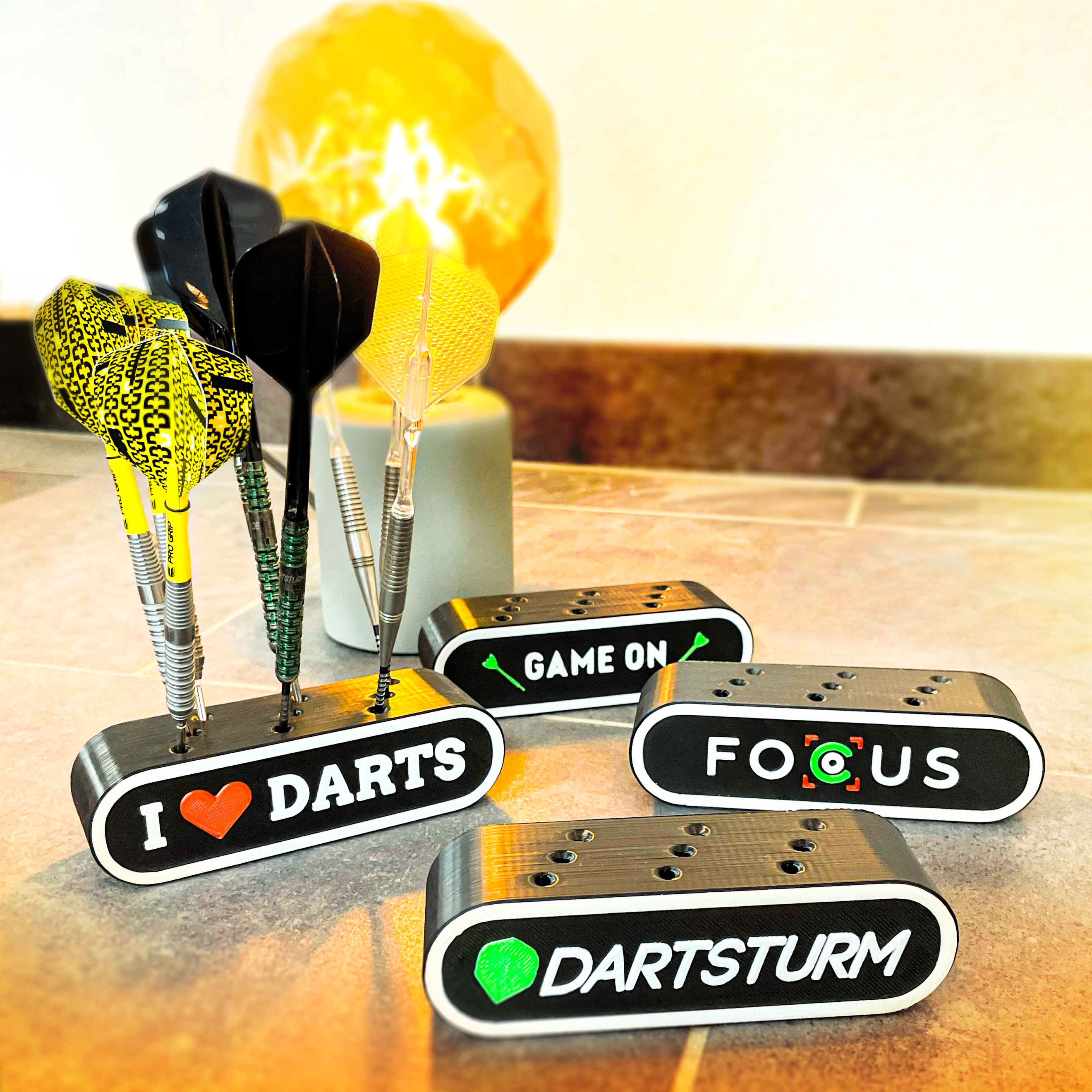 DartSturm - 3D Statement Dartständer - 9-Fach
