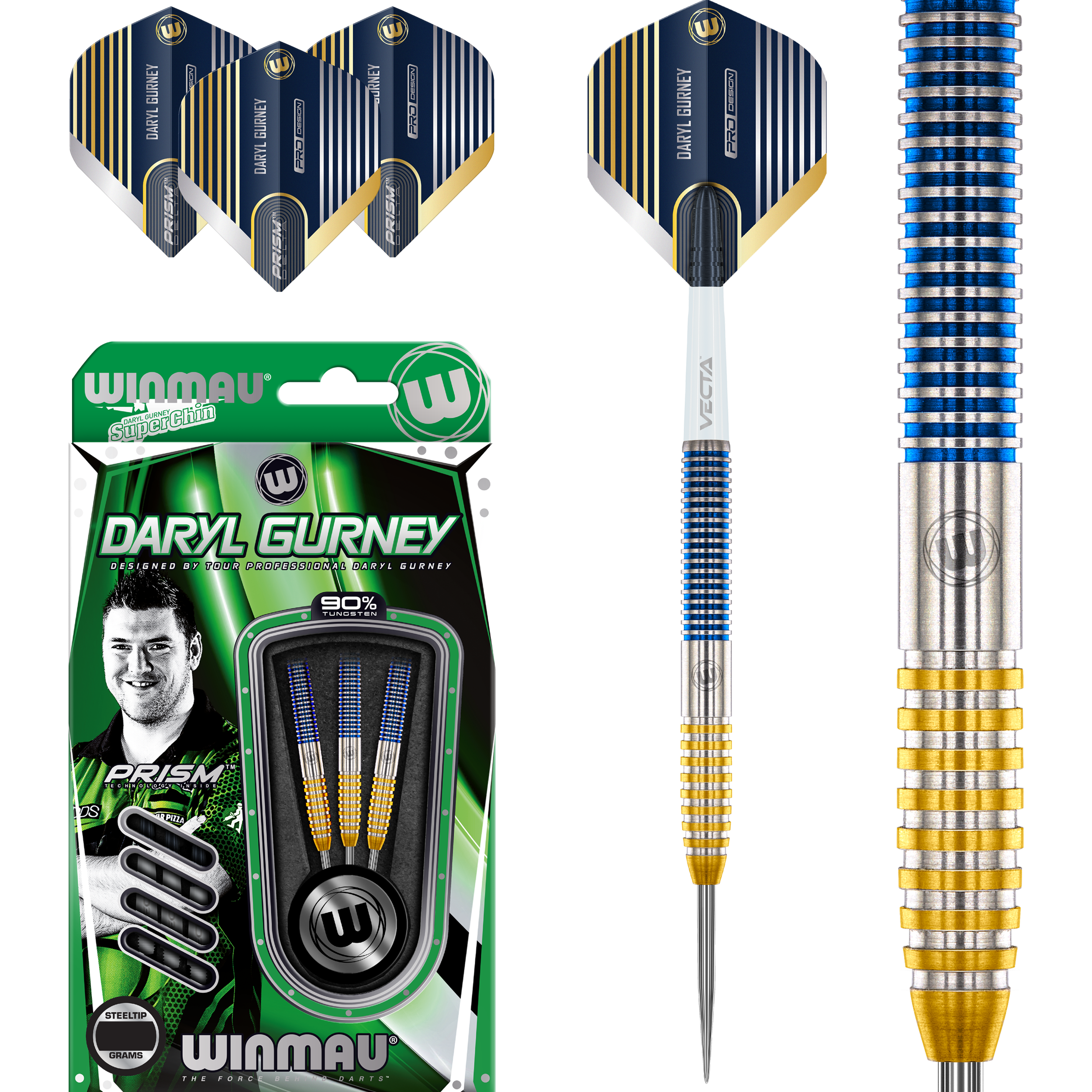Winmau - Daryl Gurney SC 1.0 Series - Steeldart Winmau - Daryl Gurney SC 1.0 Series - Steeldart