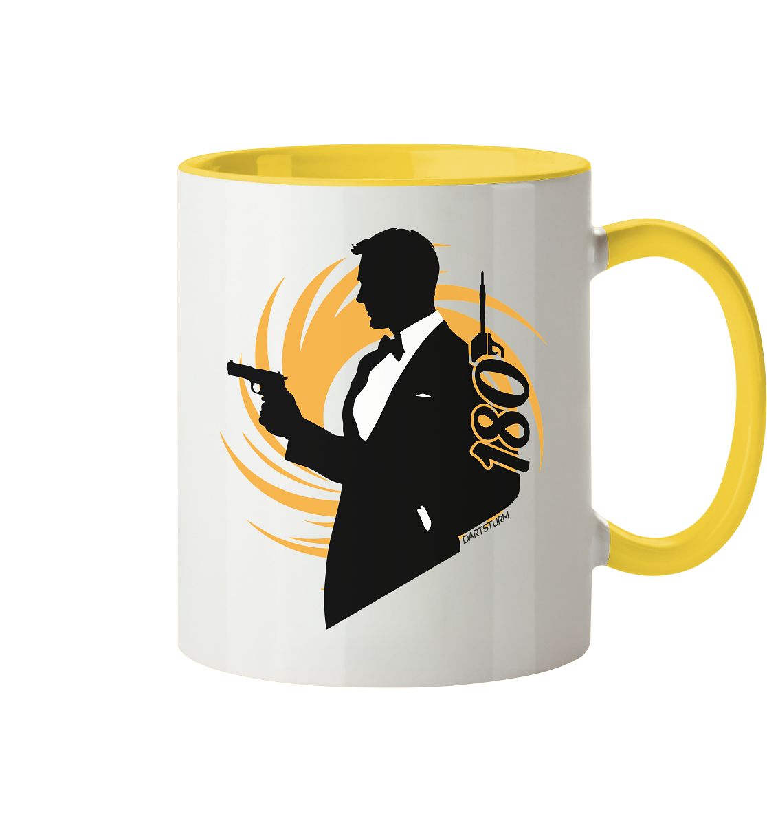 DartSturm - Dart Agent - Tasse zweifarbig