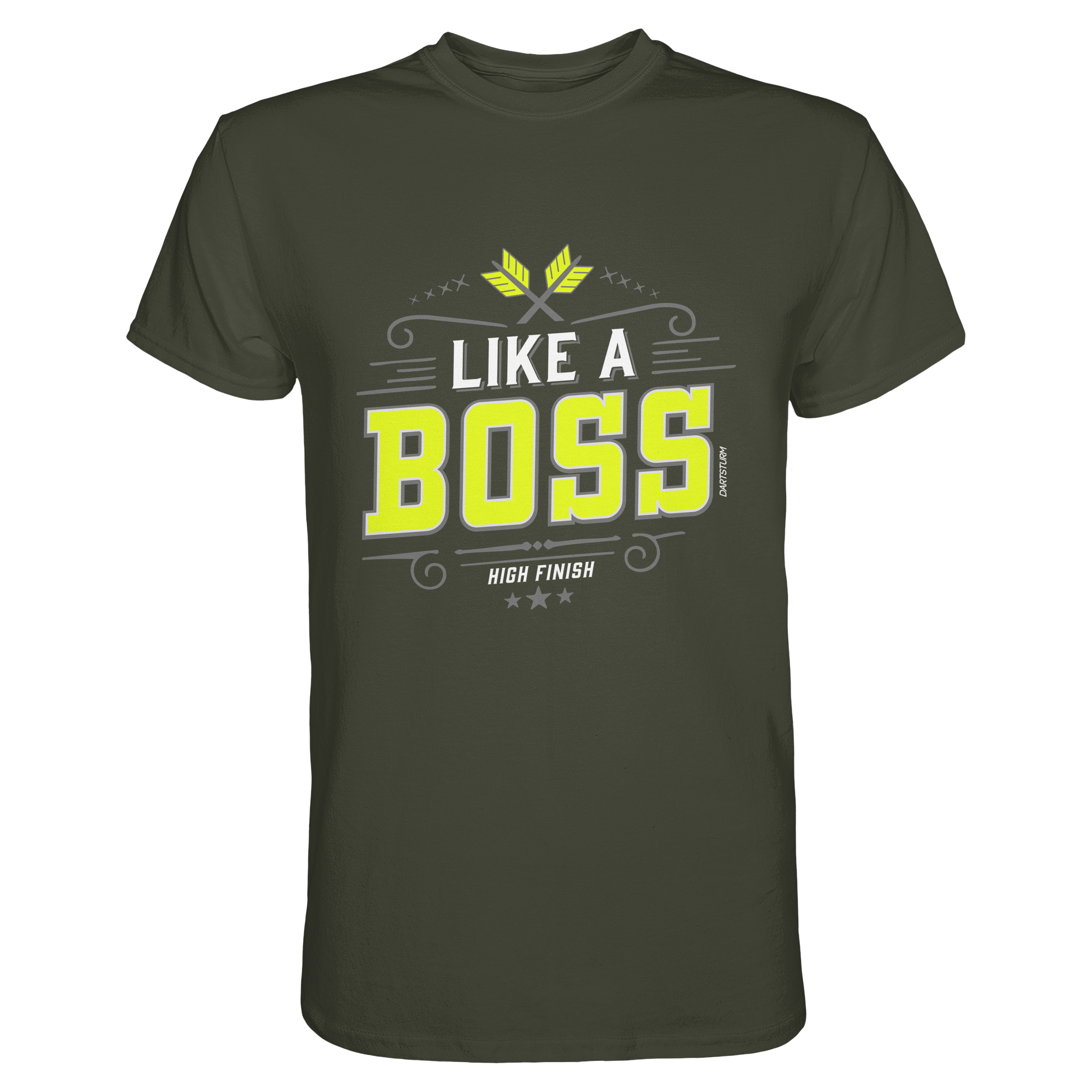 DartSturm - Like a Boss Yellow - Premium Shirt
