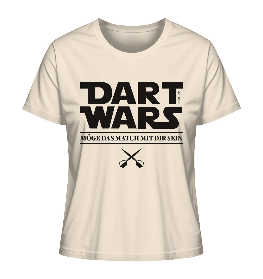 DartSturm - Dart Wars Schwarz - Ladies Organic Shirt DartSturm - Dart Wars Schwarz - Ladies Organic Shirt