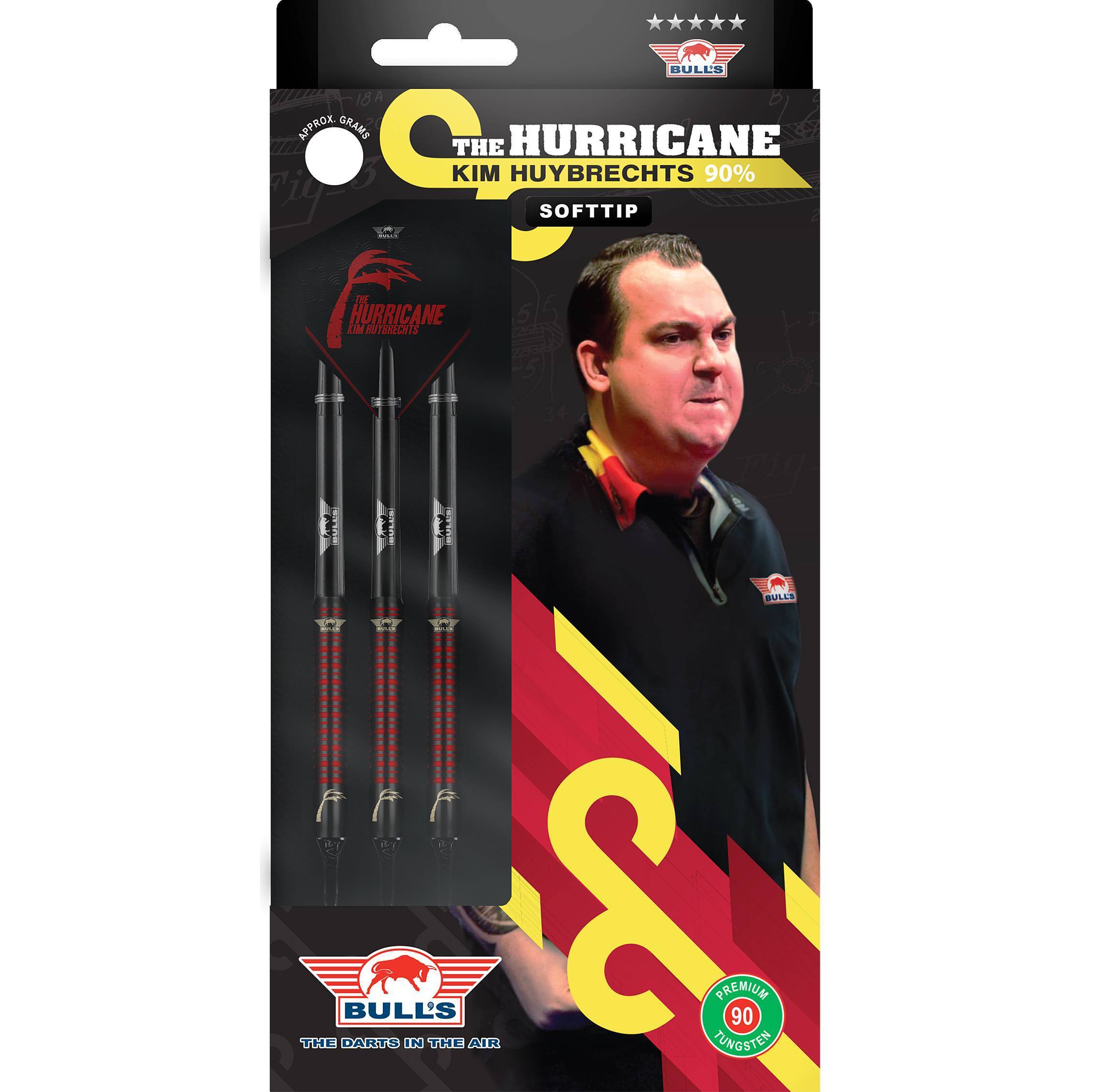 Bull-s-NL-Kim-Huybrechts-Black-Softdart-Verpackung Bull's NL - Kim Huybrechts Black - Softdart