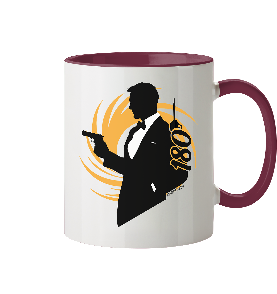 DartSturm - Dart Agent - Tasse zweifarbig DartSturm - Dart Agent - Tasse zweifarbig