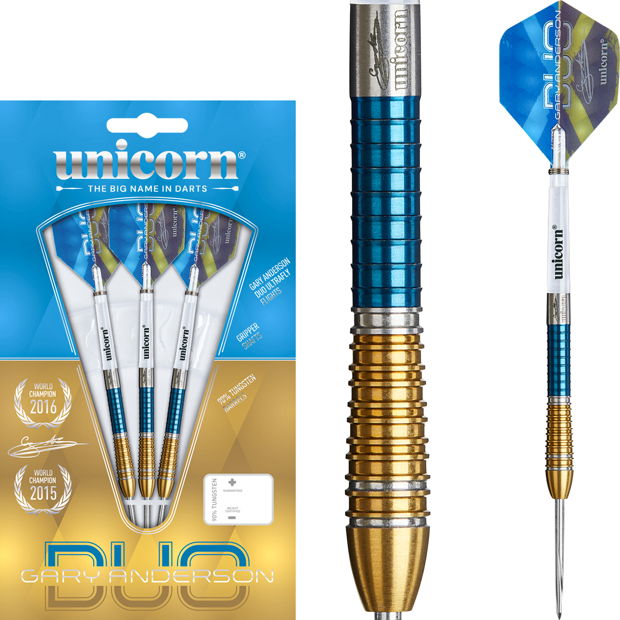 Unicorn - Gary Anderson Phase 6 Duo - Steeldart Unicorn - Gary Anderson Phase 6 Duo - Steeldart