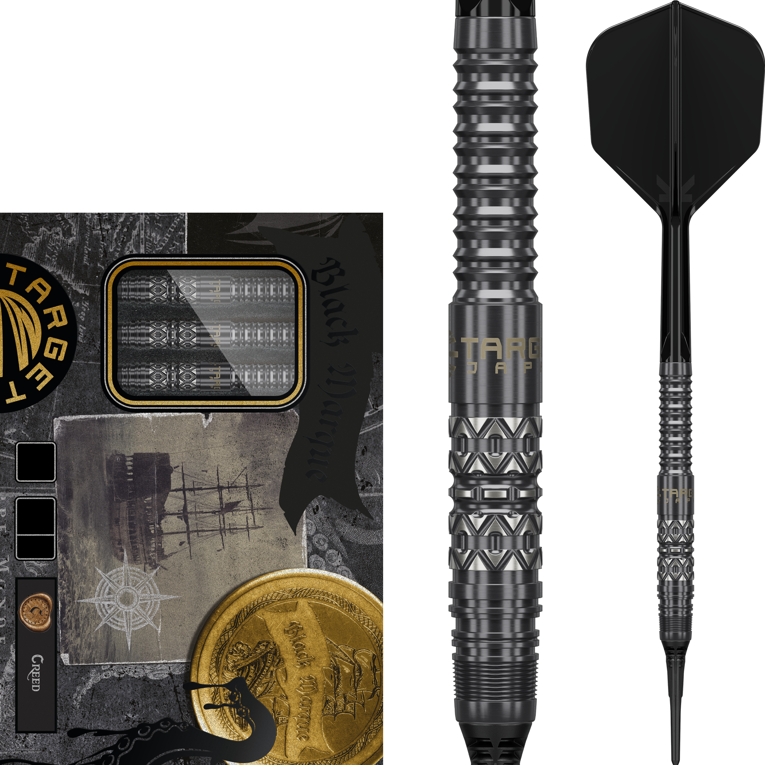 Target Japan - Black Marque Creed - Softdart