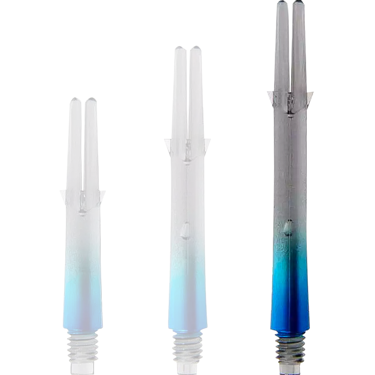 L-Style - L-Shaft Lock Straight TwoTone - Schwarz Klar Blau L-Style - L-Shaft Lock Straight TwoTone - Schwarz Klar Blau