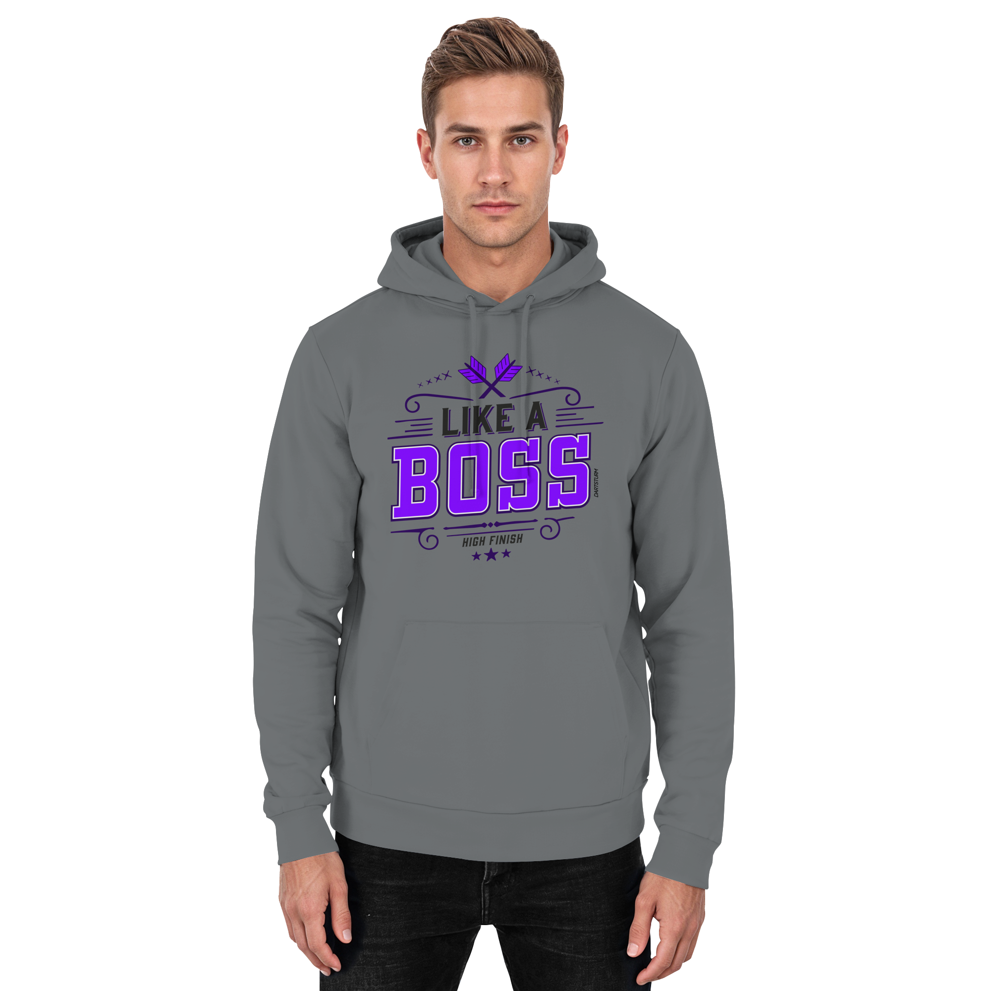 DartSturm - Like a Boss Purple - Basic Unisex Hoodie