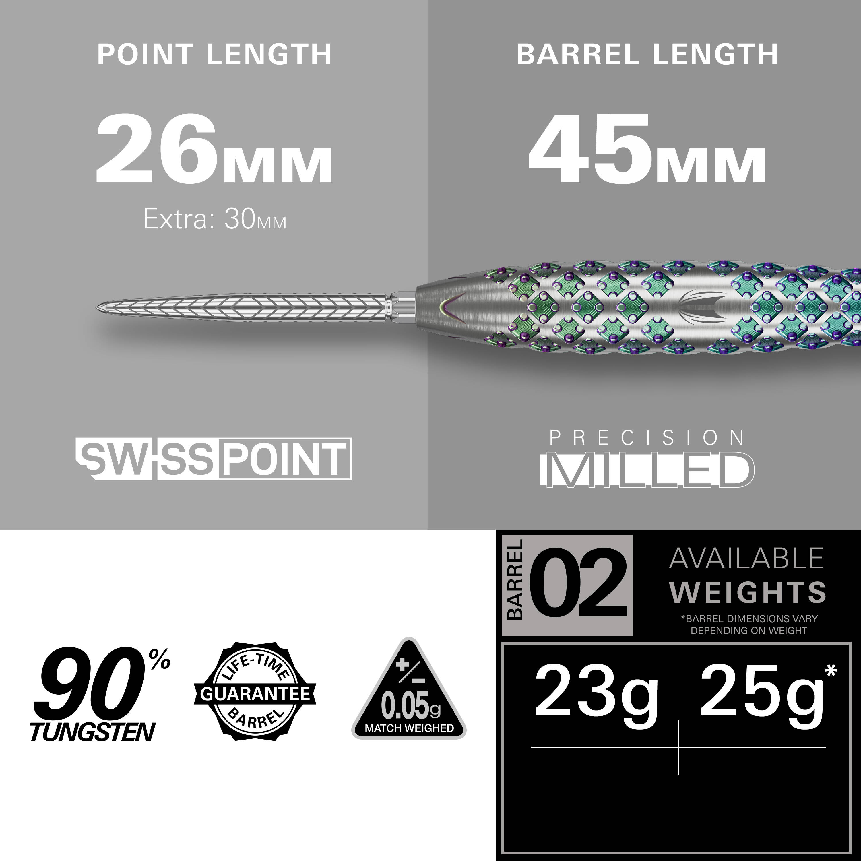 Target - Swiss Point - Rove 02 - Steeldart Target - Swiss Point - Rove 02 - Steeldart