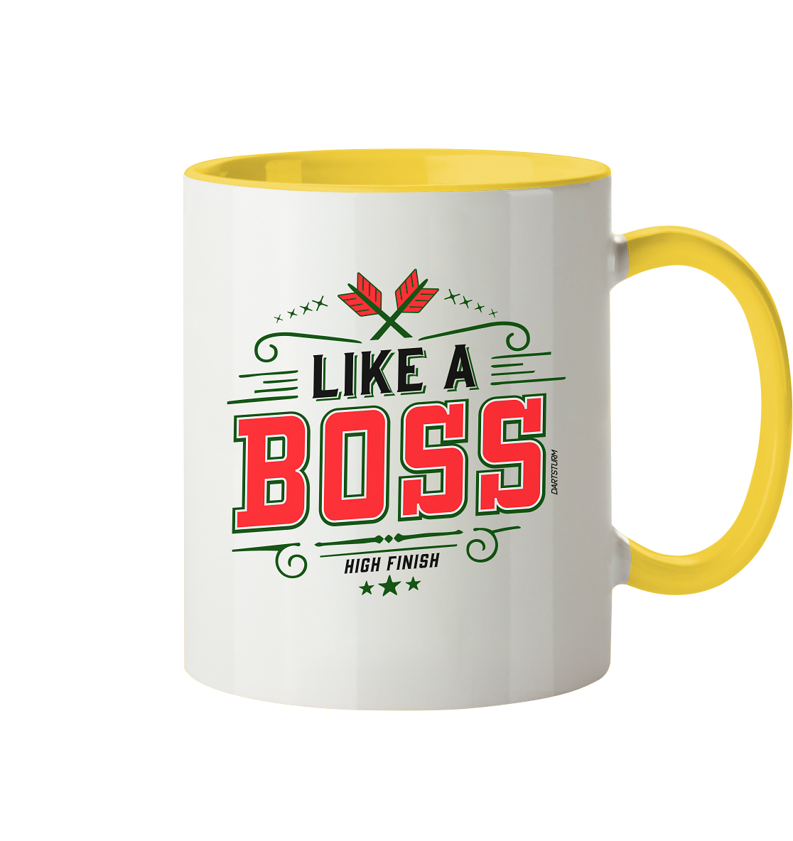 DartSturm - Like a Boss Red - Tasse zweifarbig