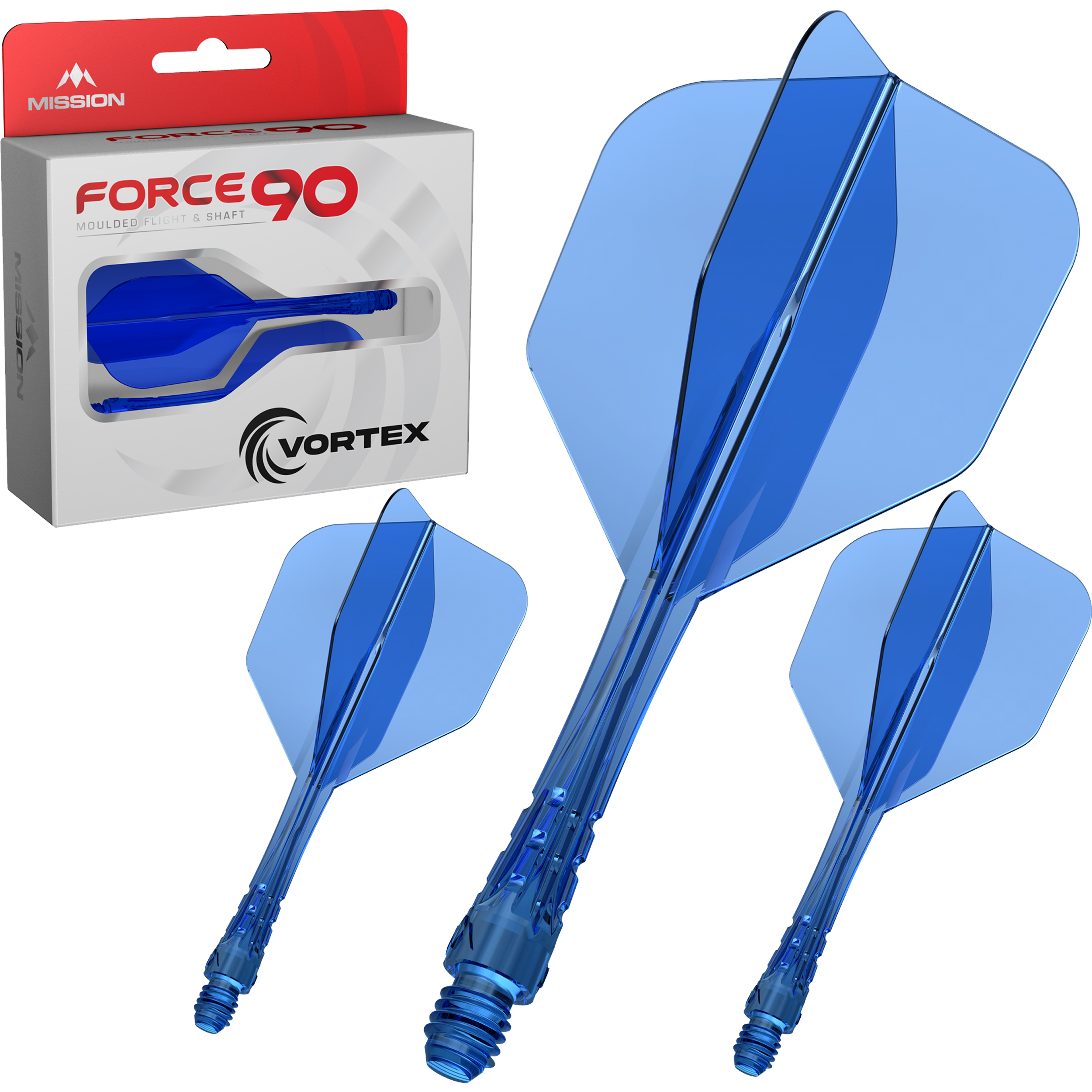 Mission - Force 90 Vortex Blau Transparent - No6