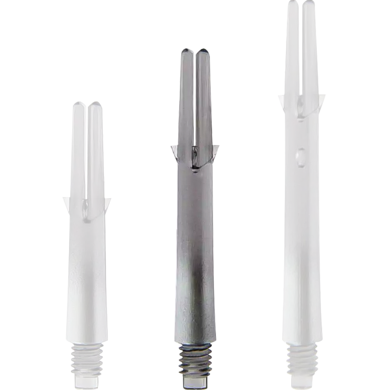 L-Style - L-Shaft Lock Straight TwoTone - Schwarz Klar Silber