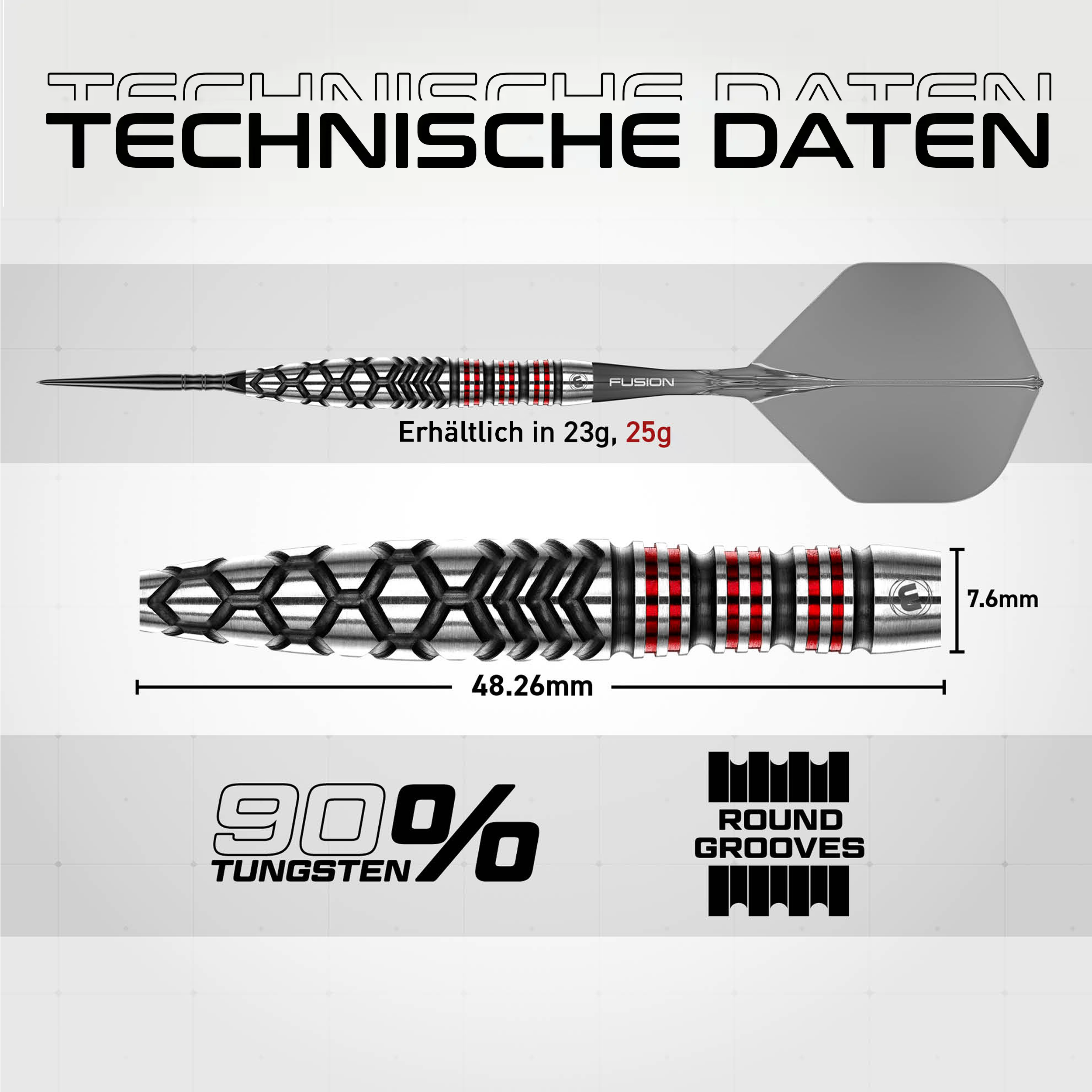 Winmau - Switch Point - Fornax Torpedo - Steeldart Winmau - Switch Point - Fornax Torpedo - Steeldart
