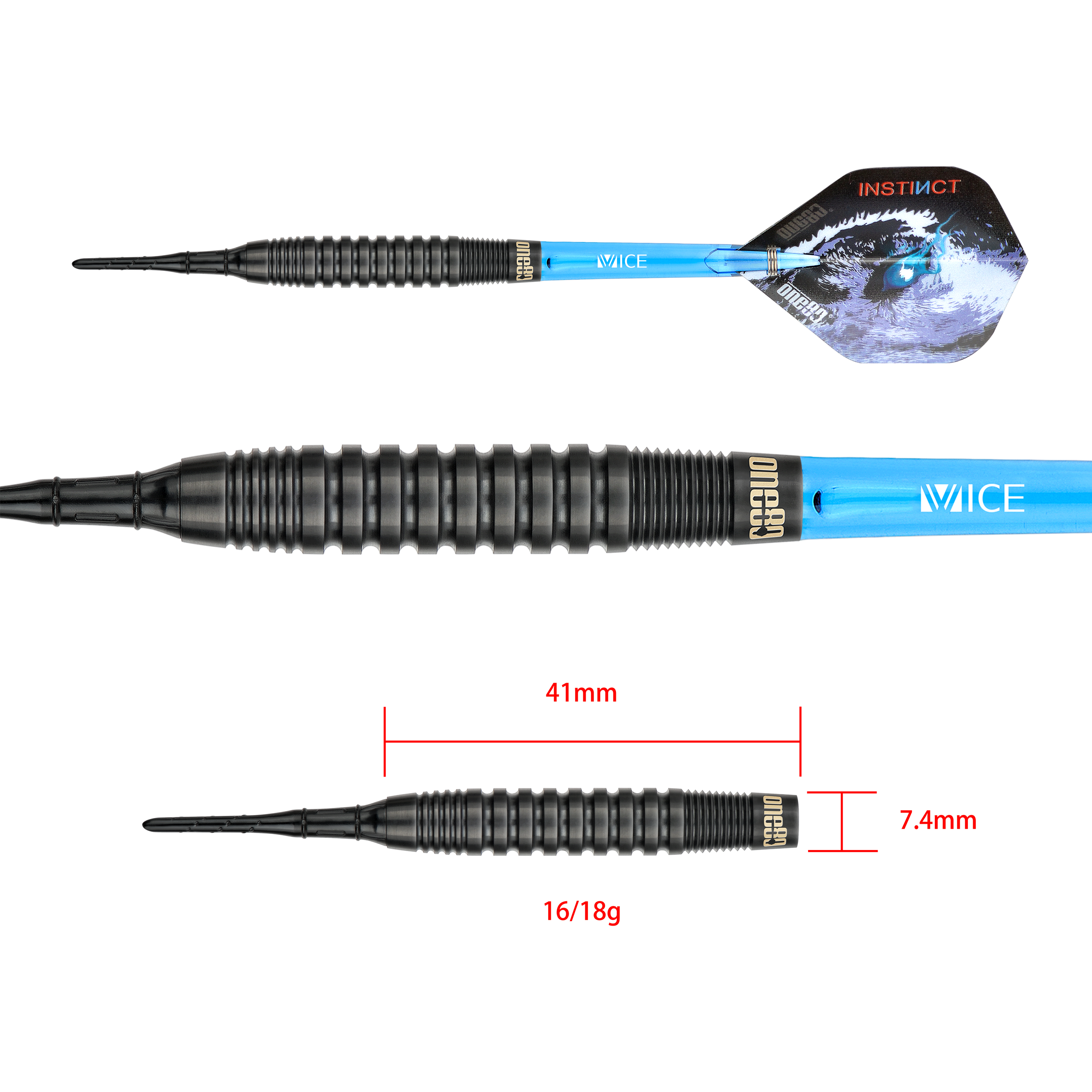 One80 - Night Hunter Sting - Softdart