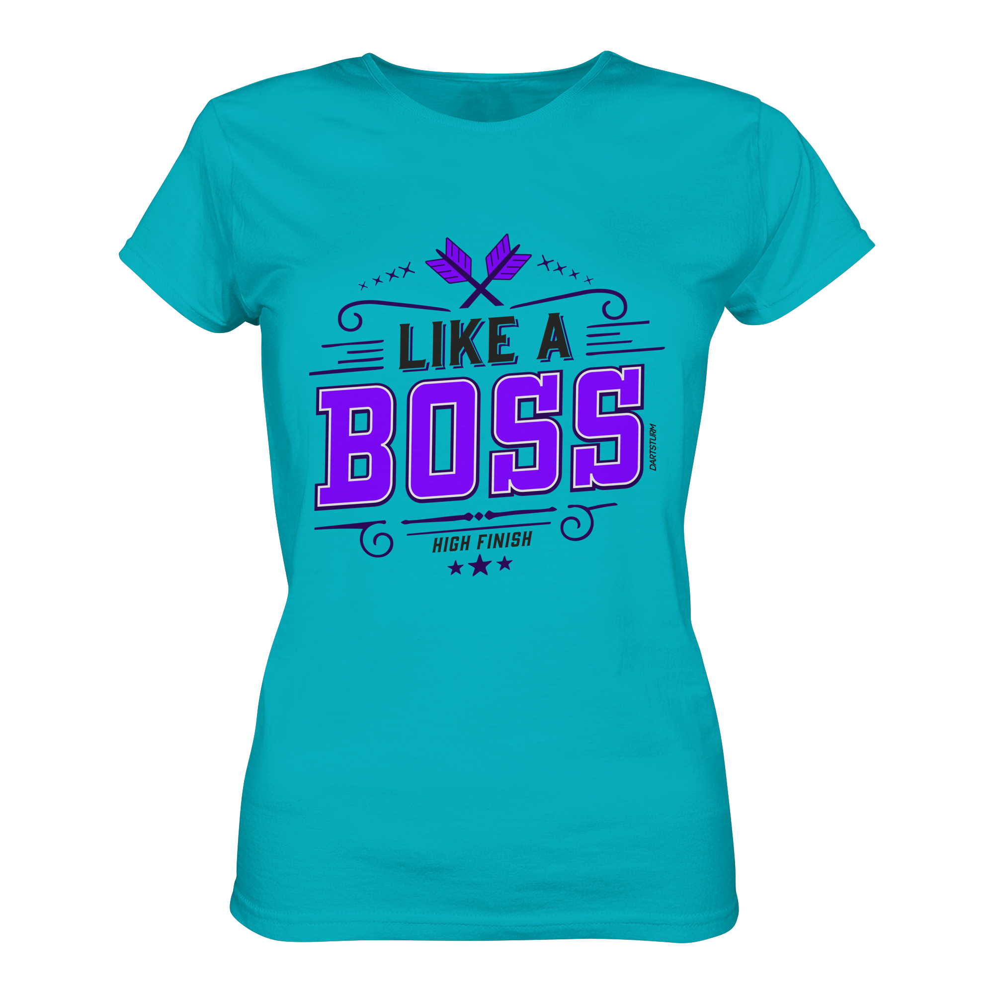 DartSturm - Like a Boss Purple - Ladies Premium Shirt DartSturm - Like a Boss Purple - Ladies Premium Shirt