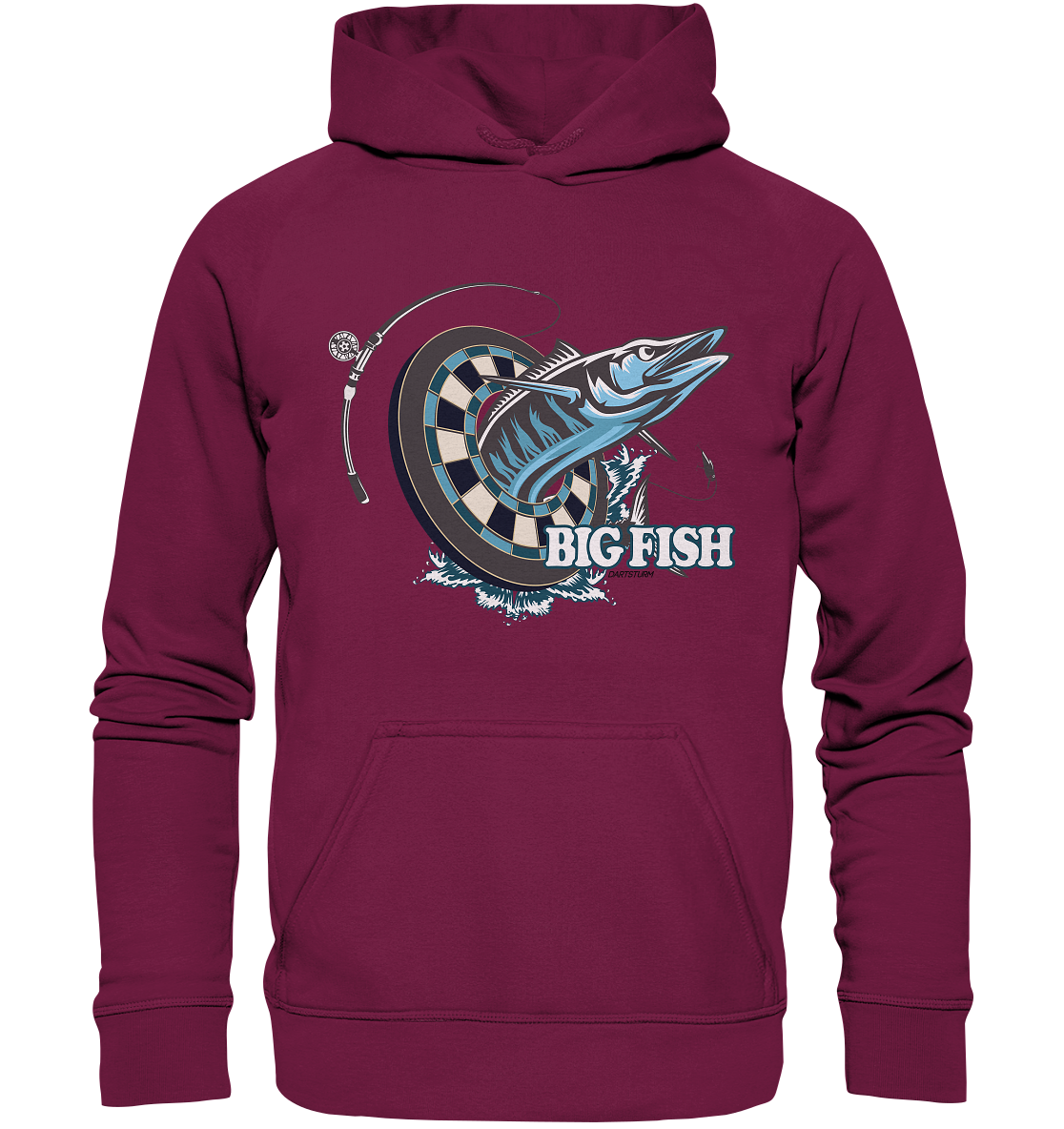 DartSturm - Big Fish - Basic Unisex Hoodie DartSturm - Big Fish - Basic Unisex Hoodie