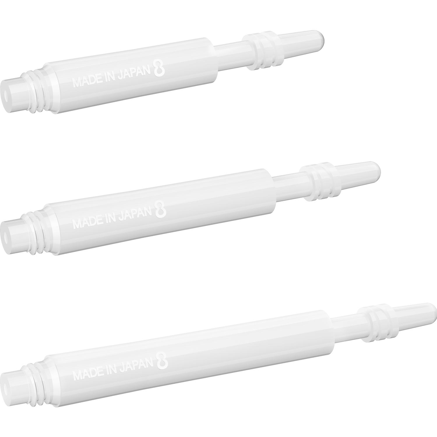 8 Flight - Regular Spin Shaft - Weiß 8 Flight - Regular Spin Shaft - Weiß