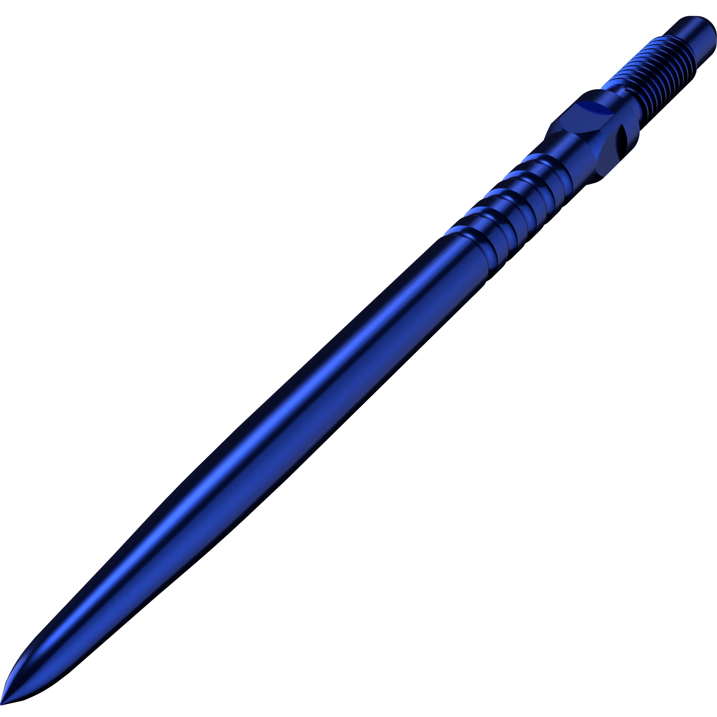 Bull's - Convertible Point Ringed Grip - Blau Bull's - Convertible Point Ringed Grip - Blau