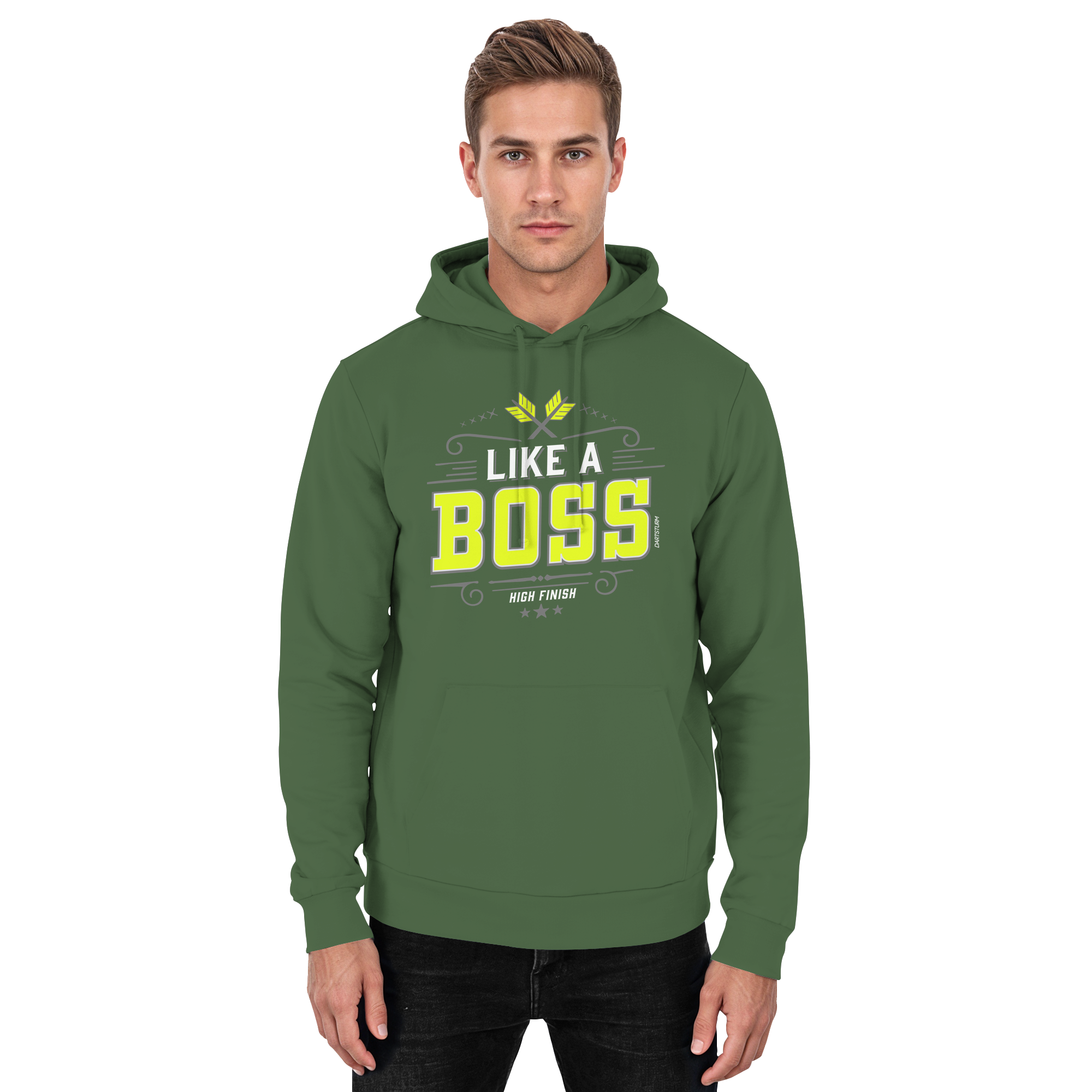 DartSturm - Like a Boss Yellow - Basic Unisex Hoodie