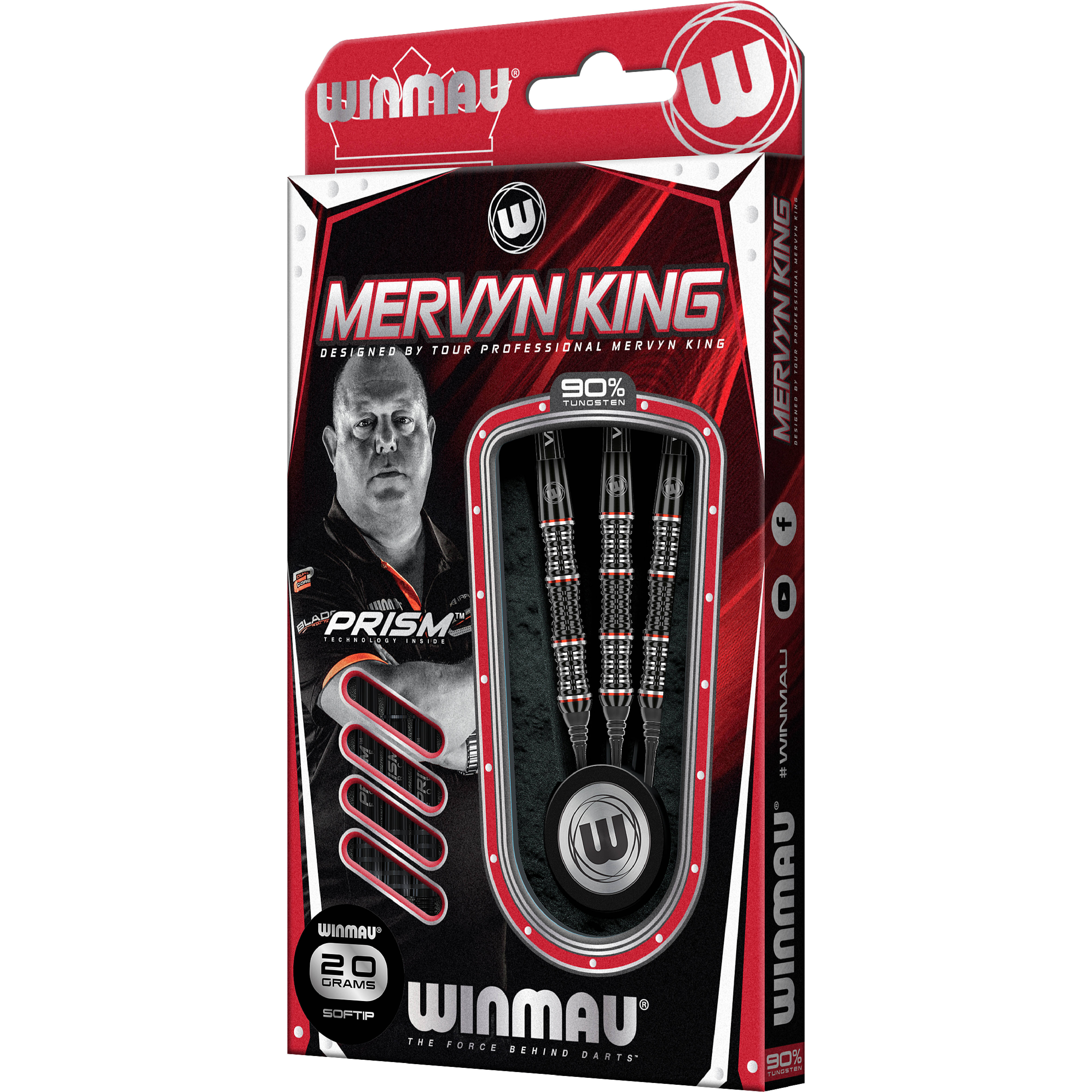 Winmau-Mervyn-King-Special-Edition-Softdart-Verpackung Winmau - Mervyn King Special Edition - Softdart