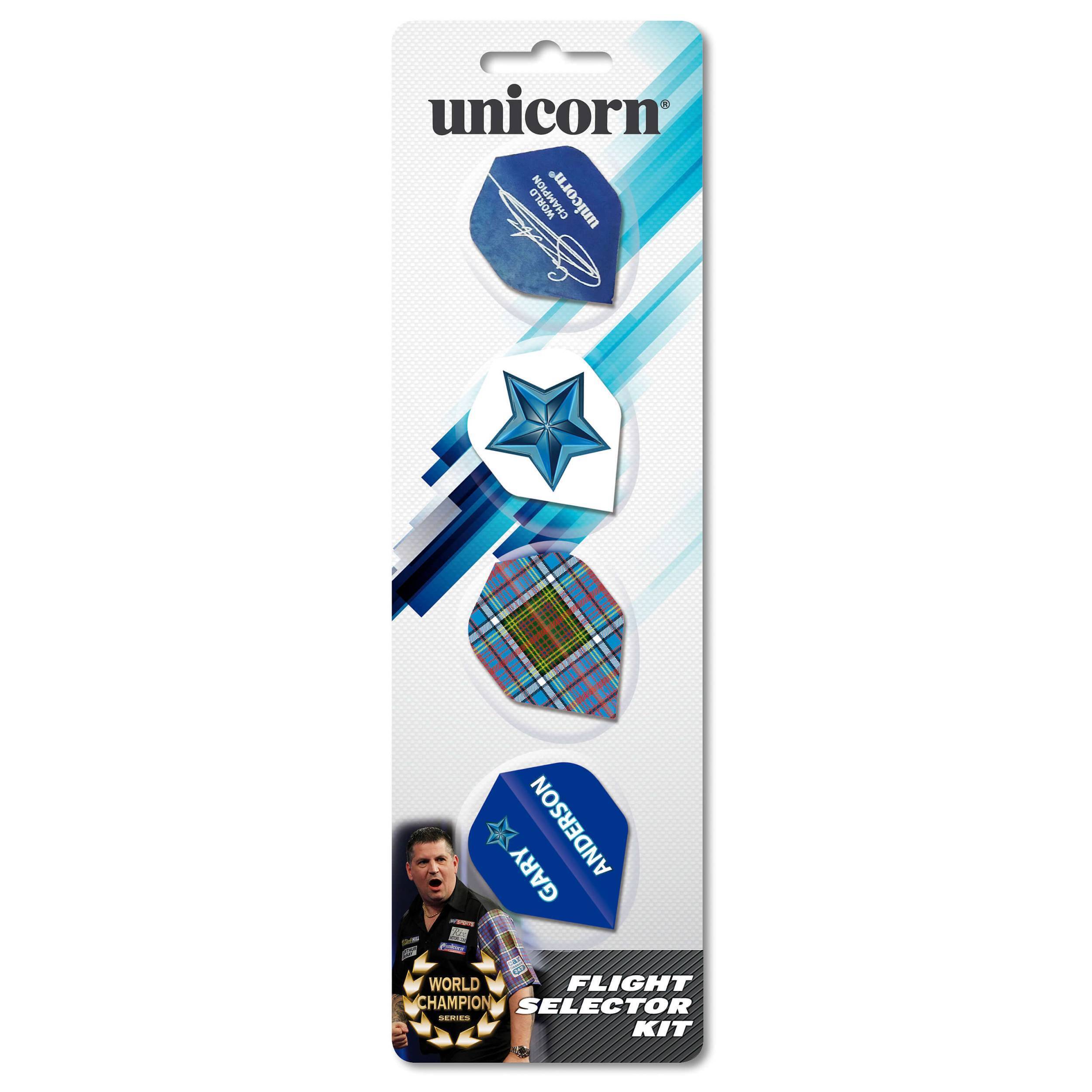 Unicorn-Gary-Anderson-Flightset-Selektor-Kit Unicorn - Gary Anderson Flightset