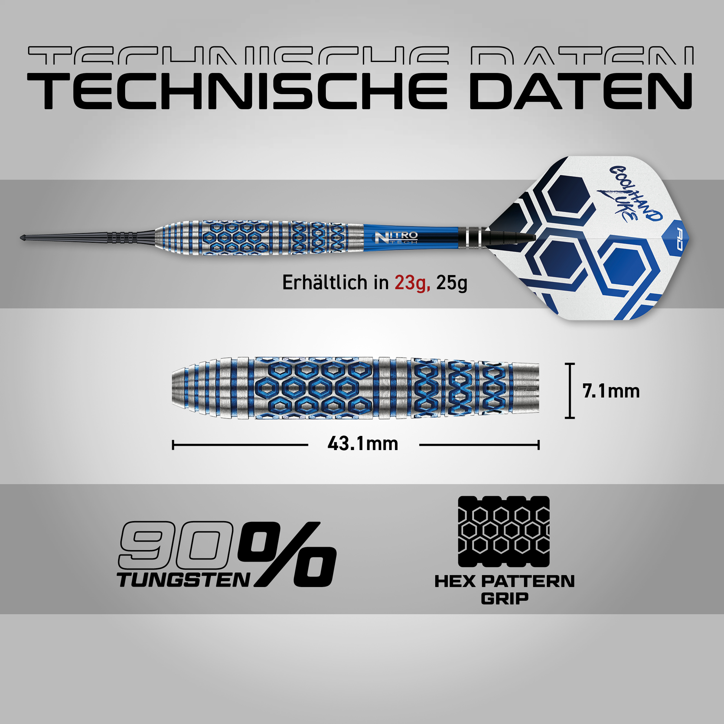 Red Dragon - Luke Humphries TX5 - Steeldart Red Dragon - Luke Humphries TX5 - Steeldart
