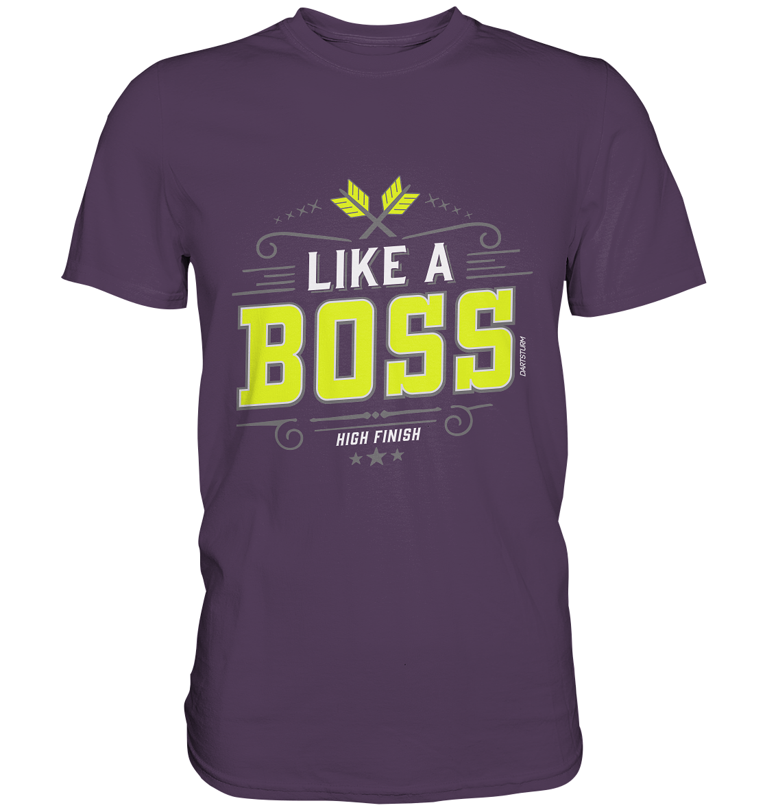 DartSturm - Like a Boss Yellow - Premium Shirt DartSturm - Like a Boss Yellow - Premium Shirt