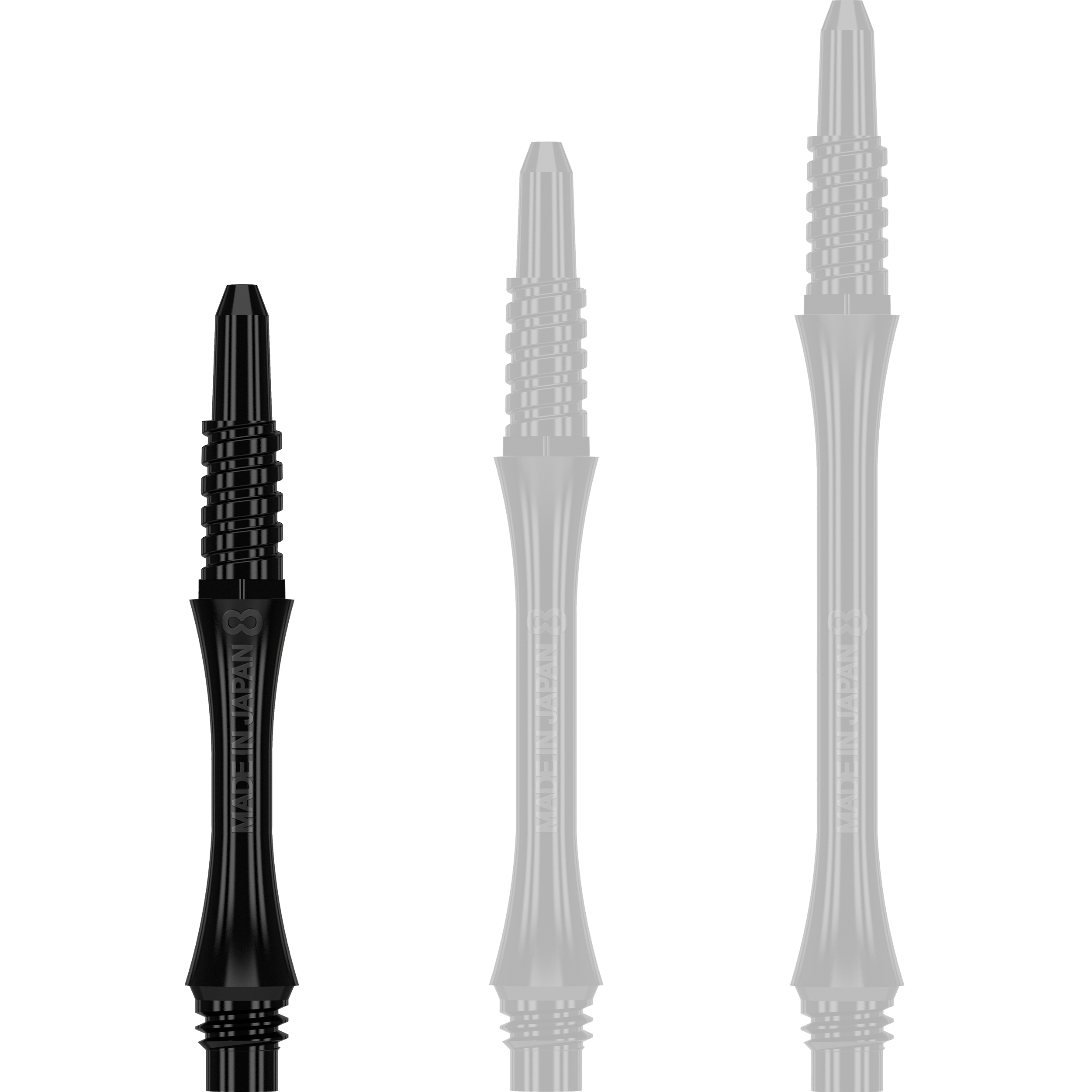 8 Flight - Slim Fixed Shaft - Schwarz 8 Flight - Slim Fixed Shaft - Schwarz