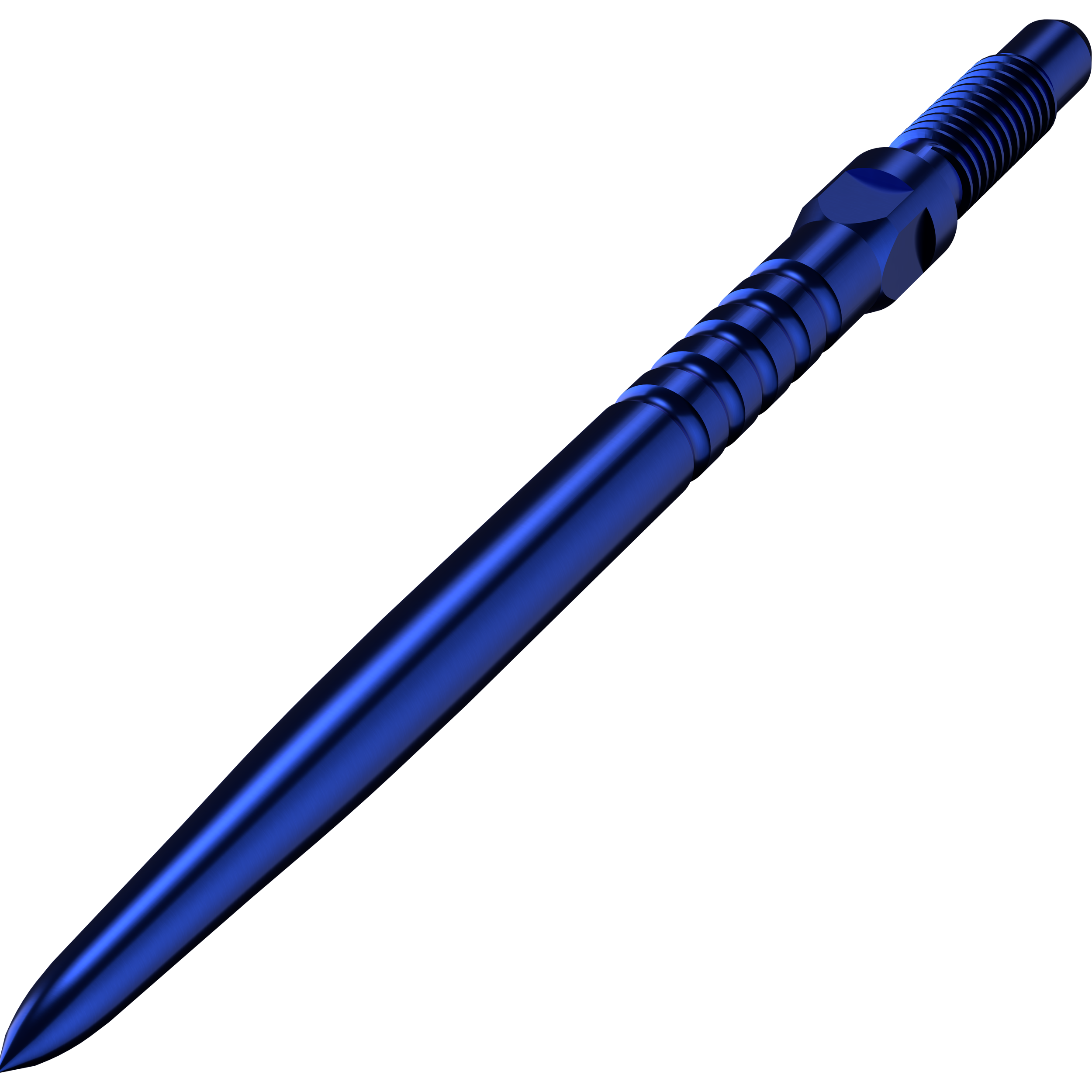 Bull's - Convertible Point Ringed Grip - Blau Bull's - Convertible Point Ringed Grip - Blau