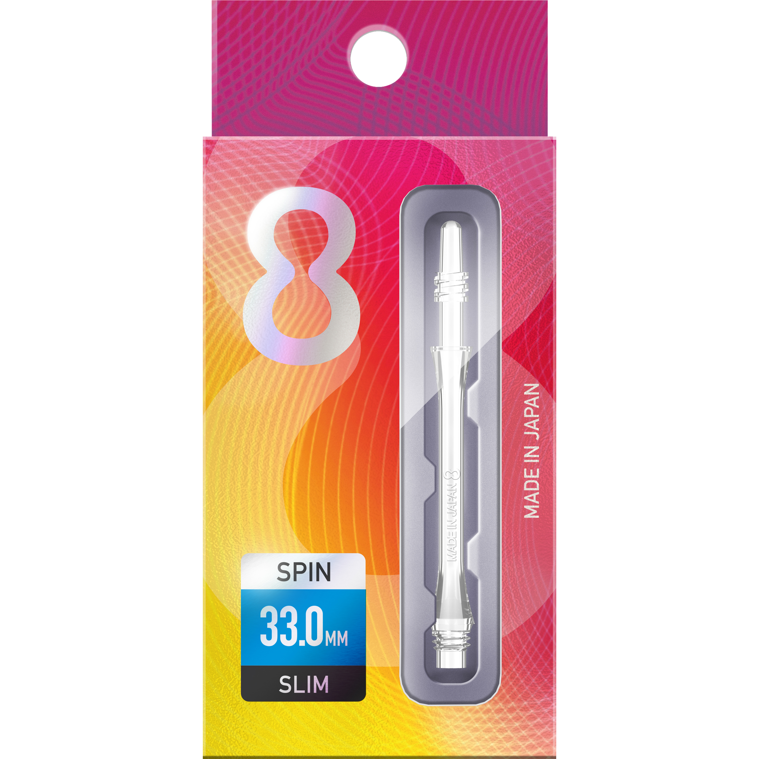 8 Flight - Slim Spin Shaft - Transparent