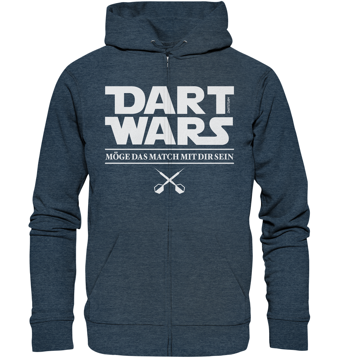 DartSturm - Dart Wars Weiß - Organic Zipper