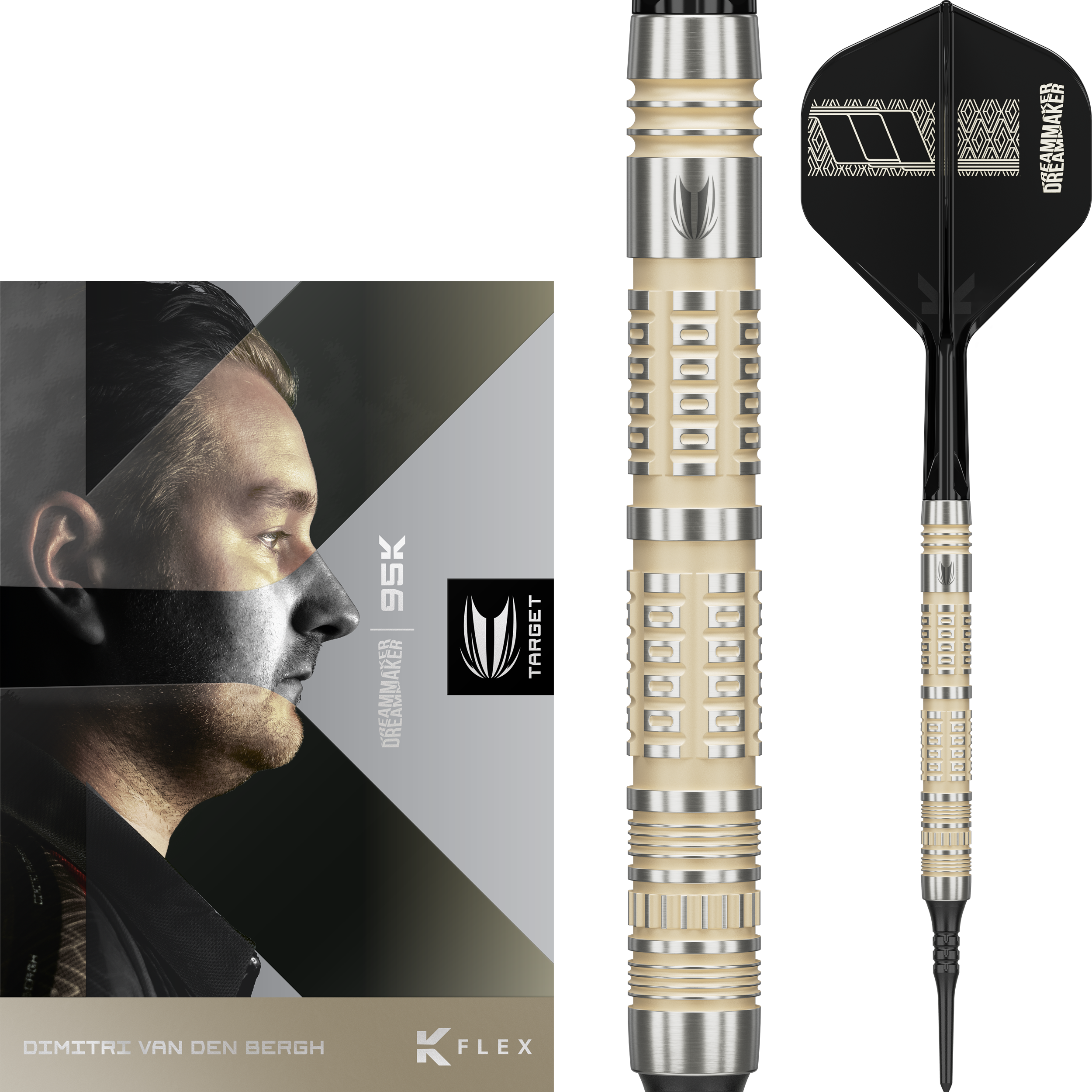 Target - 95K - Dimitri van den Bergh - Softdart Target - 95K - Dimitri van den Bergh - Softdart