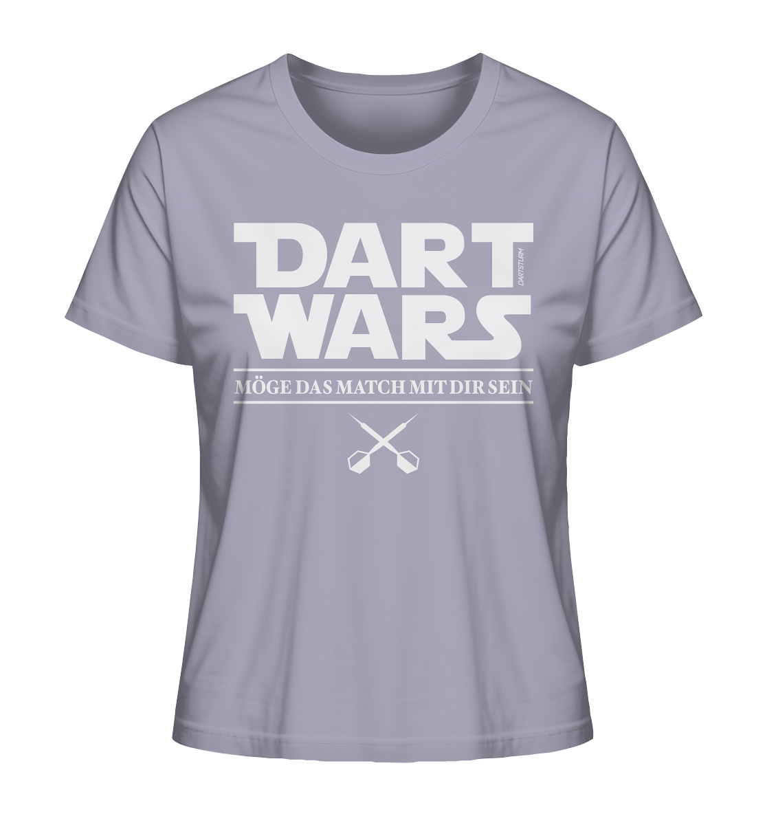 DartSturm - Dart Wars Weiß - Ladies Organic Shirt DartSturm - Dart Wars Weiß - Ladies Organic Shirt