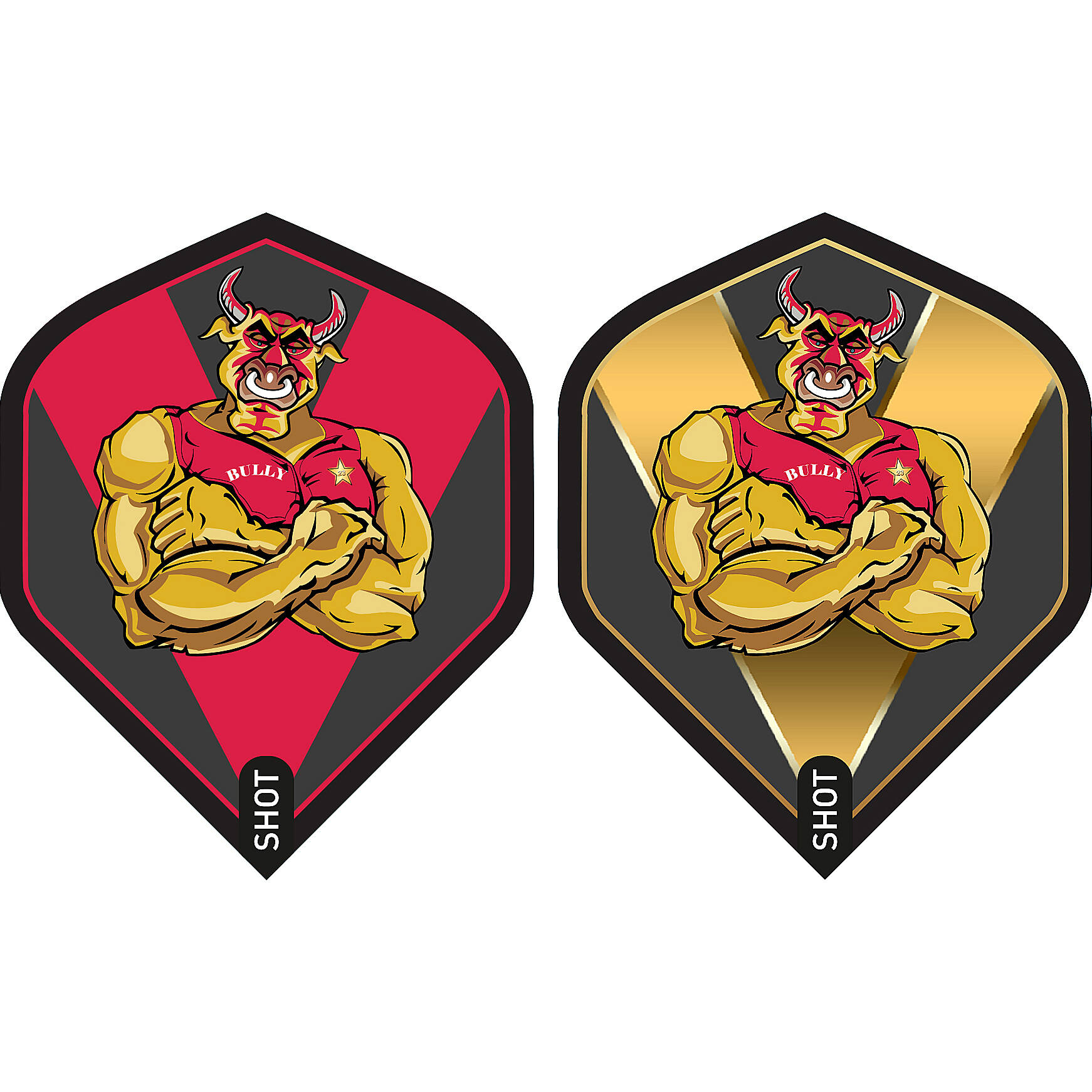 Shot-Michael-Smith-Dartflight-Collage Bull's NL - Michael Smith V Flight - Standard