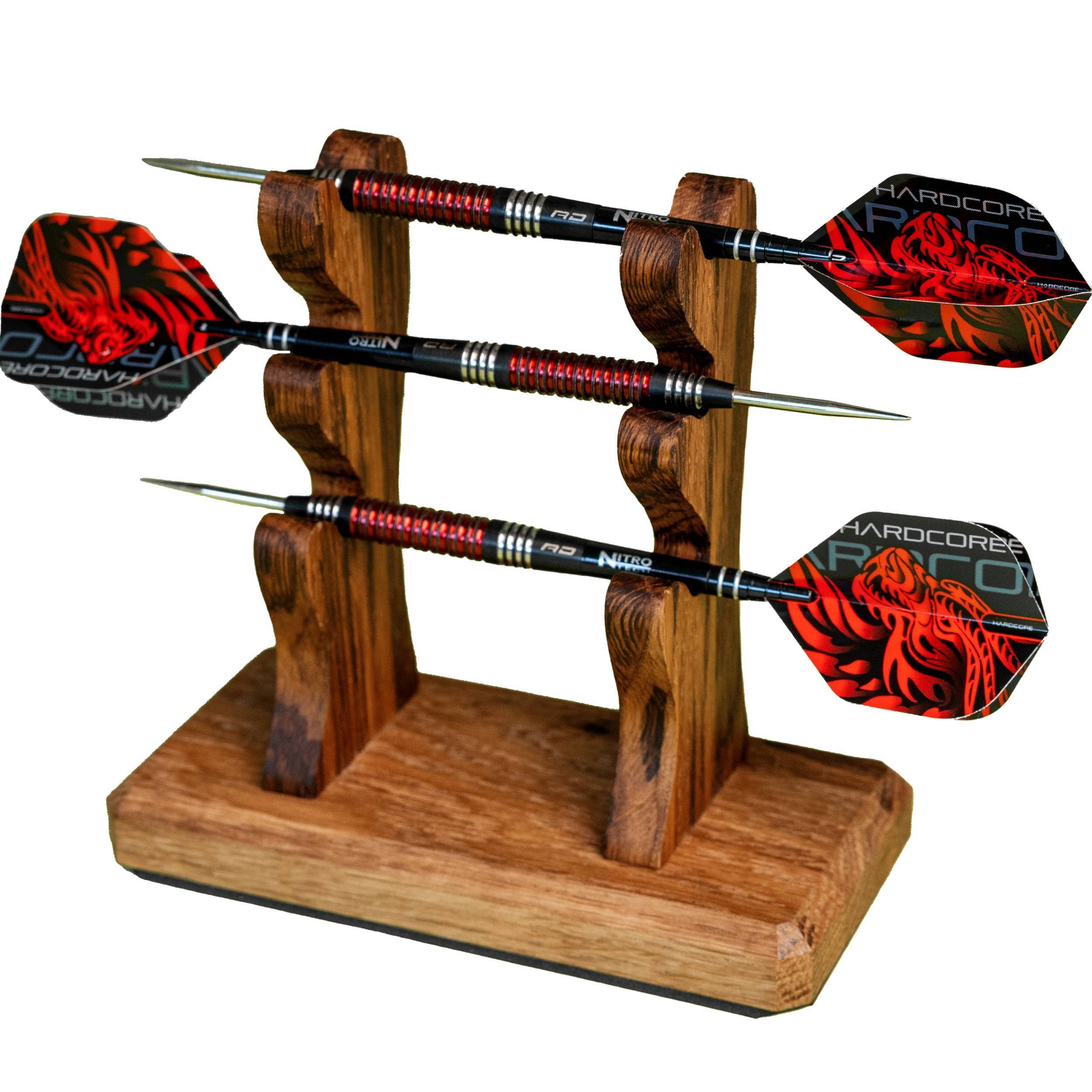 DartSturm-de-Samurai-Dartsander-3-Fach-mit-Darts-Dynamisch DartSturm - Samurai Dartständer - 3-Fach