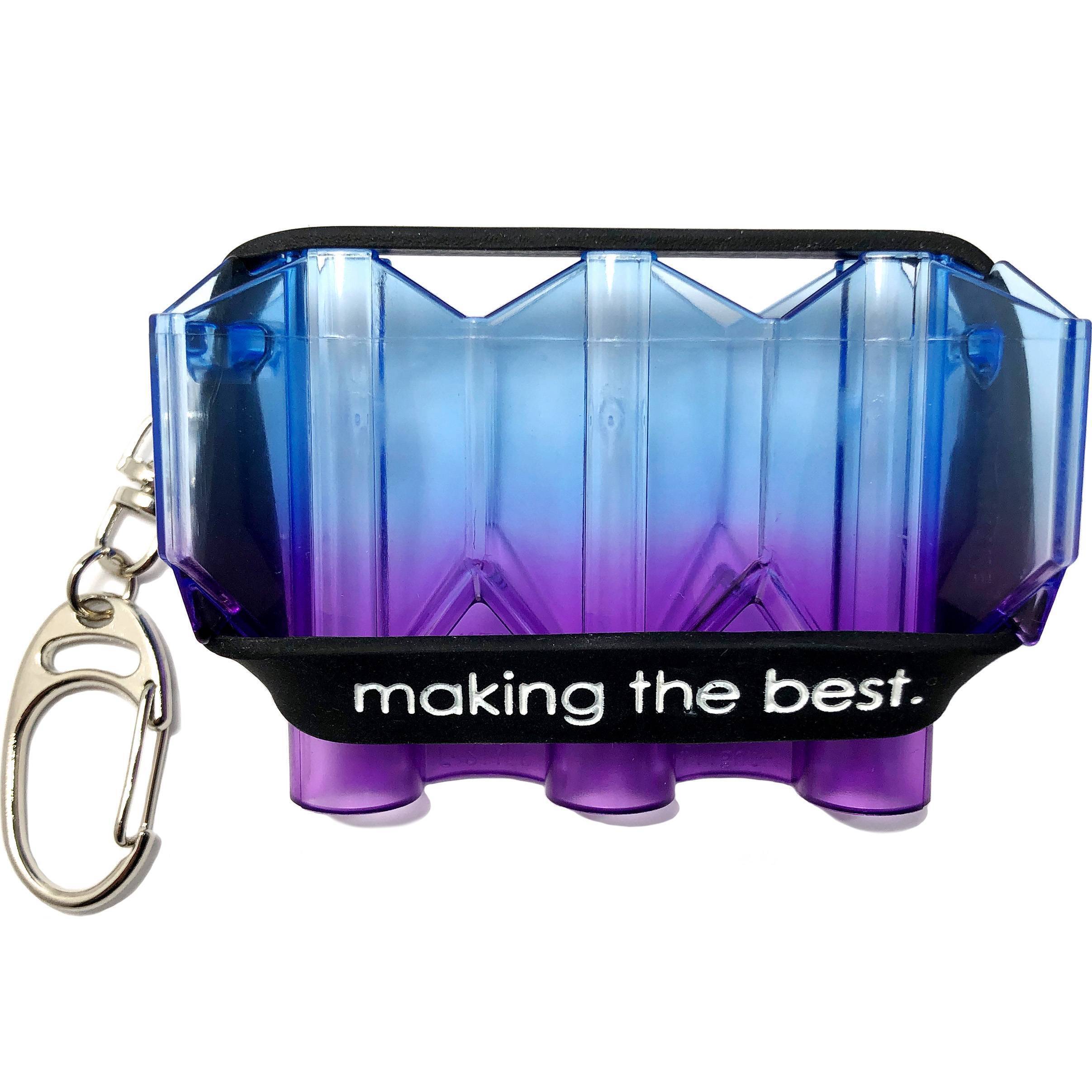 L-Style-Krystal-Flight-Case-N9-Twin-Color-Blau-Lila L-Style - Krystal Flight Case - N9 Twin Color