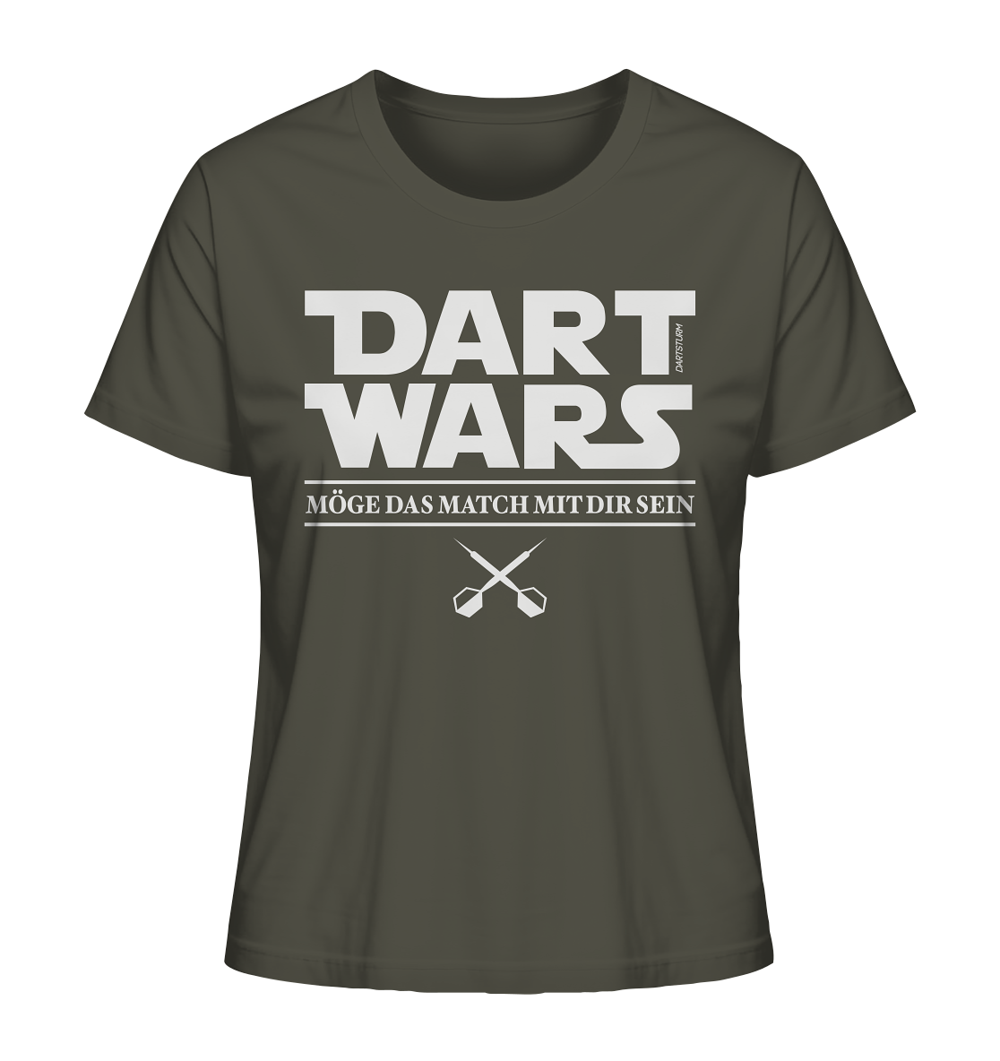 DartSturm - Dart Wars Weiß - Ladies Organic Shirt DartSturm - Dart Wars Weiß - Ladies Organic Shirt