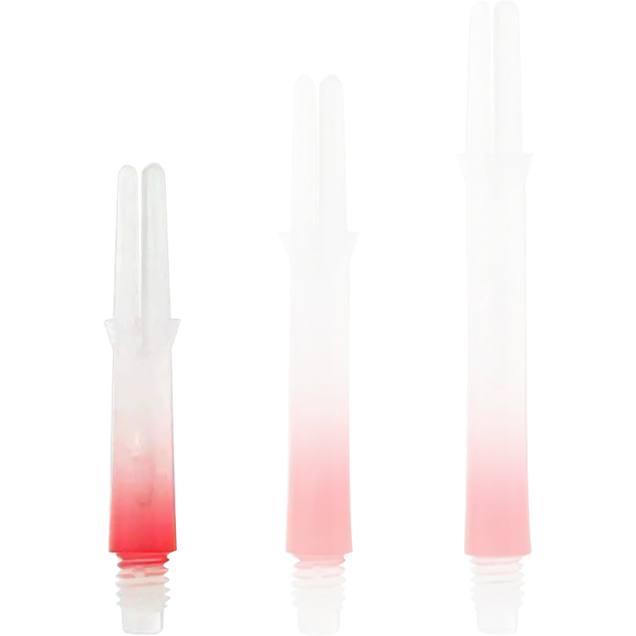 L-Style - L-Shaft Lock Straight TwoTone - Weiß Klar Rot L-Style - L-Shaft Lock Straight TwoTone - Weiß Klar Rot