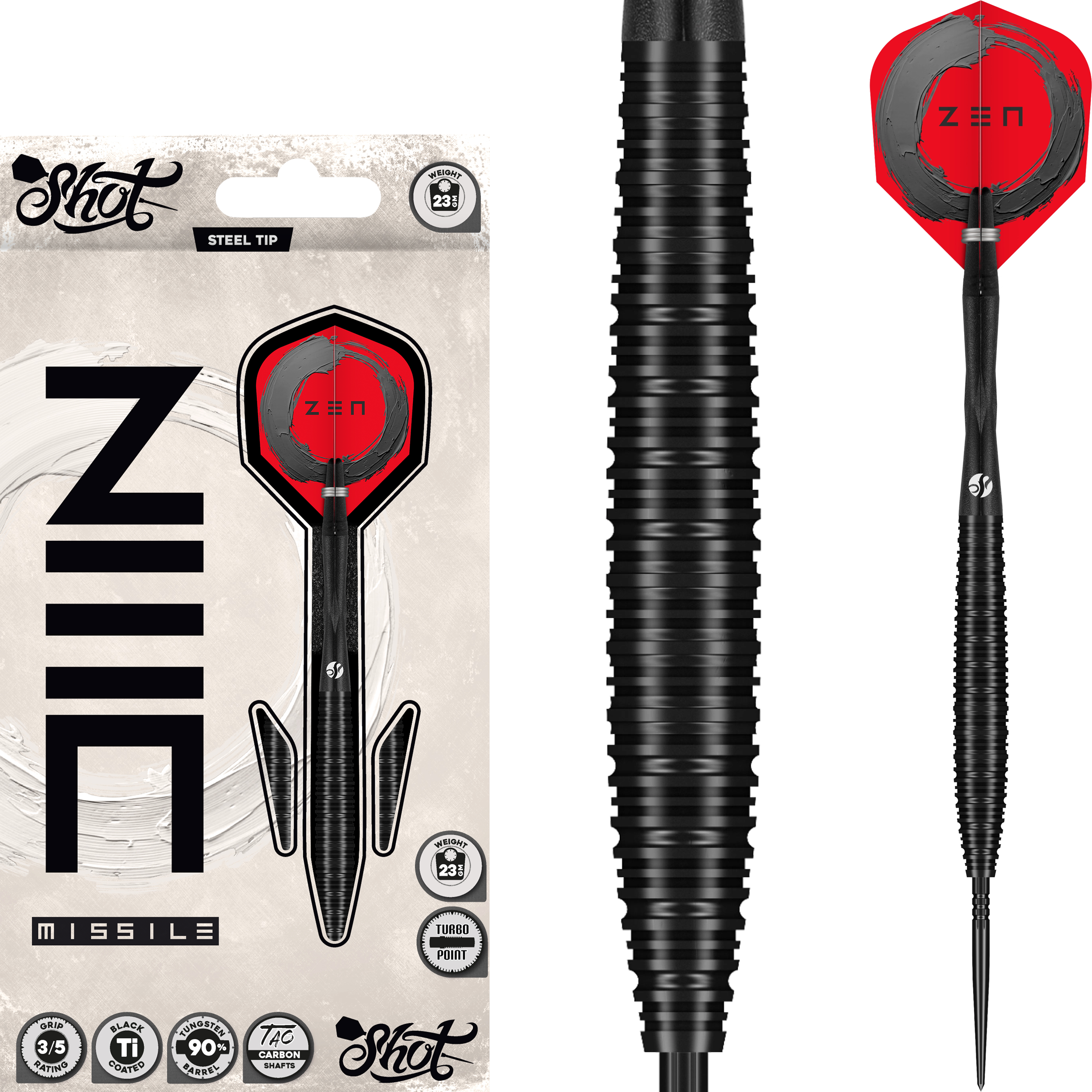 Shot - Turbo Point - Zen Missile - Steeldart Shot - Turbo Point - Zen Missile - Steeldart