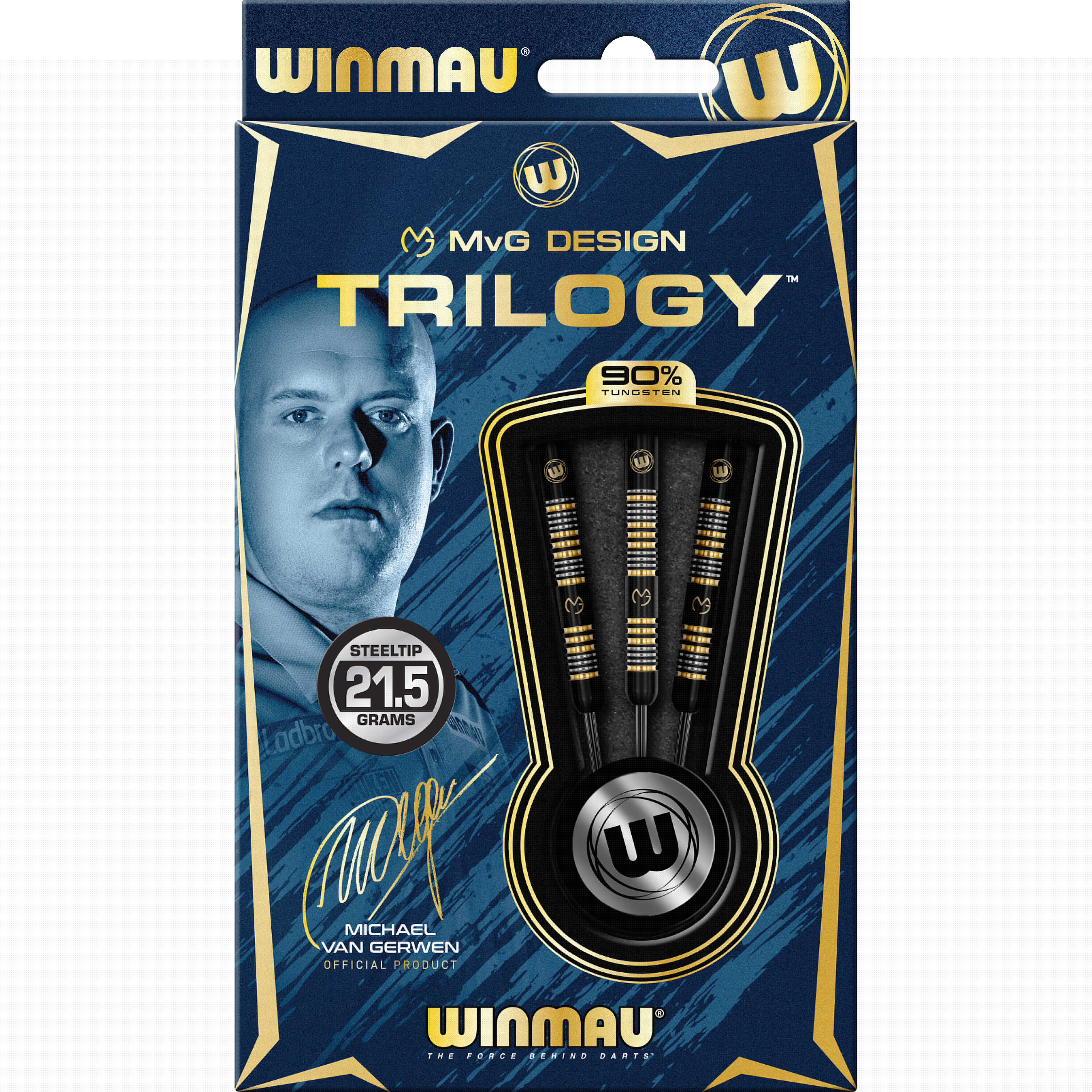 Winmau-Michael-van-Gerwen-Trilogy-Steeldart-Verpackung Winmau - Michael van Gerwen Trilogy - Steeldart