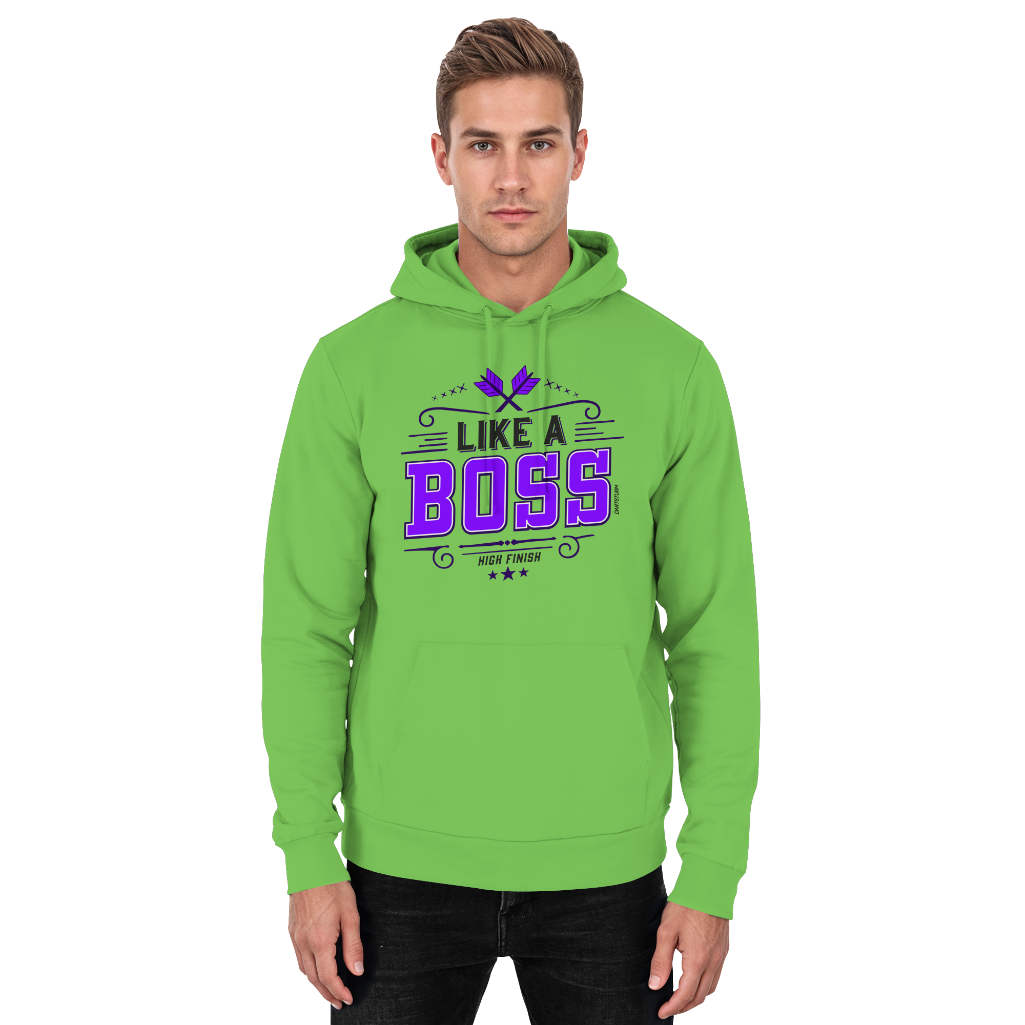 DartSturm - Like a Boss Purple - Basic Unisex Hoodie